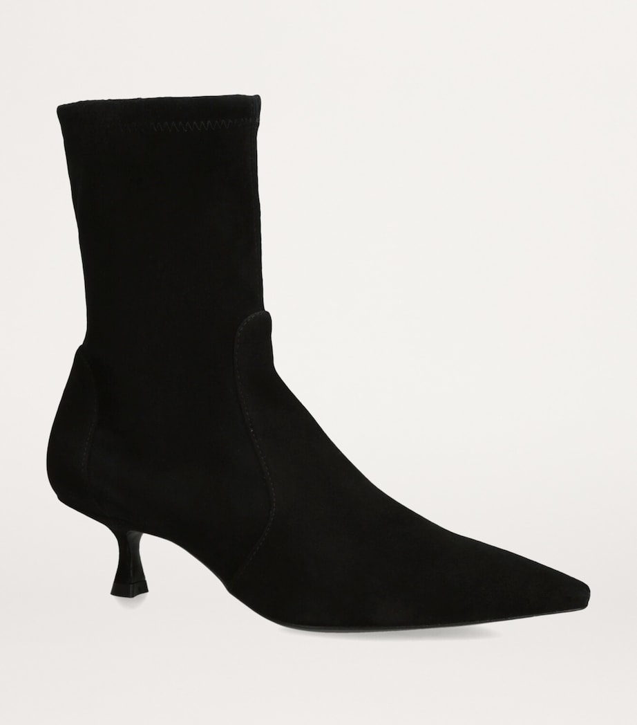 Suede Naomi Ankle Boots 50 BLACK Image 4