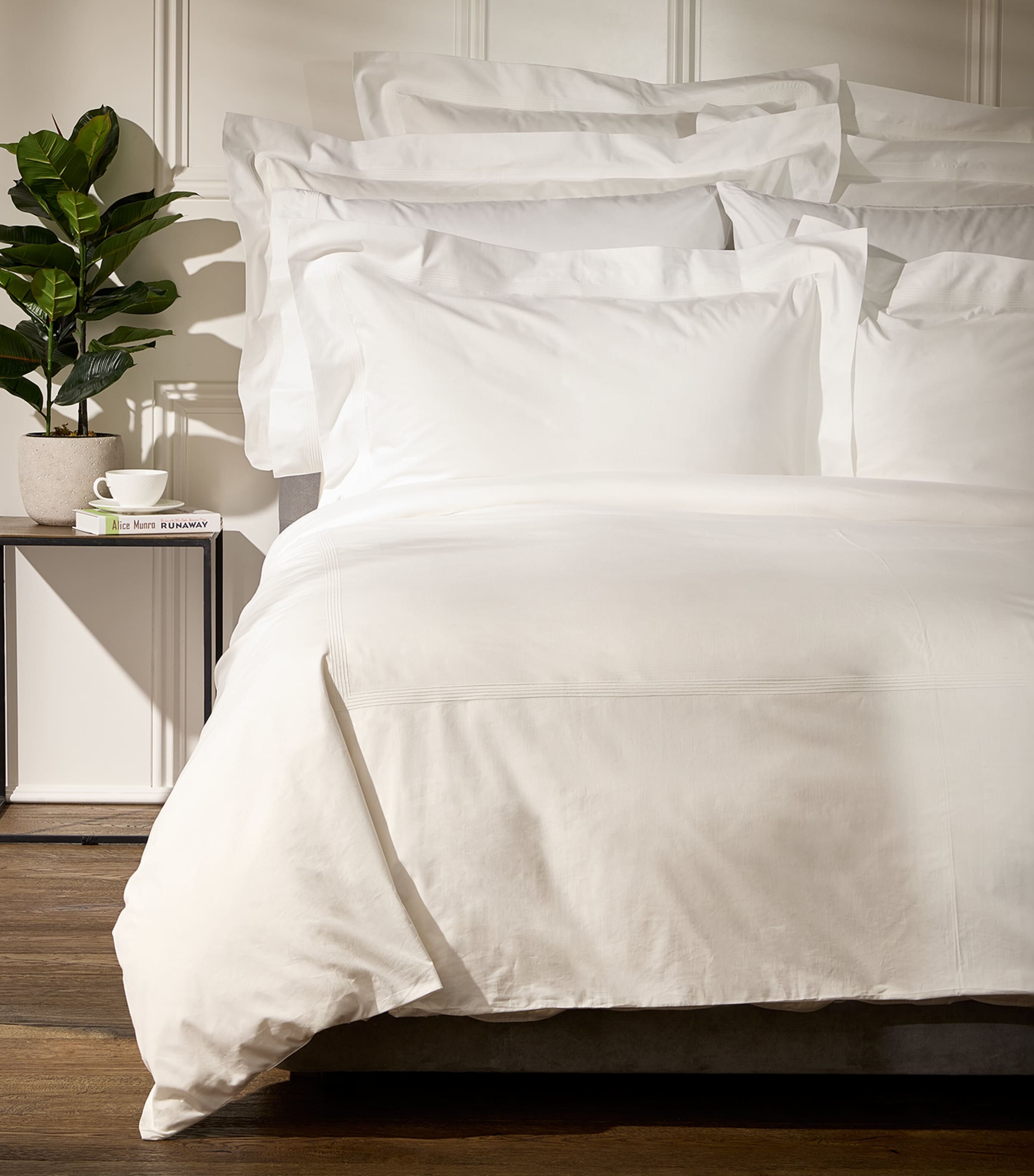 Peter Reed Barley King Flat Sheet In White