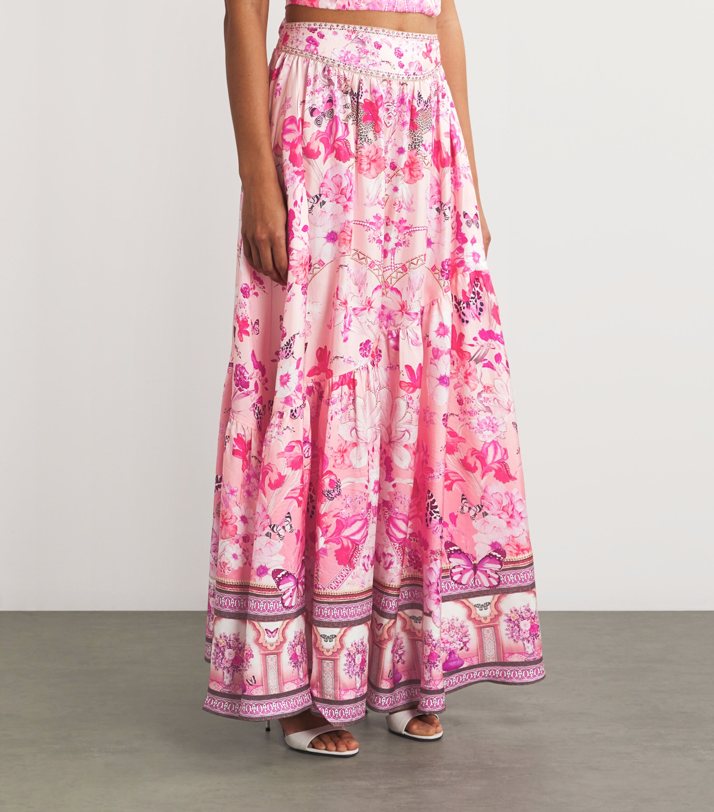 Silk Maxi Skirt BOTANOVL Image 3