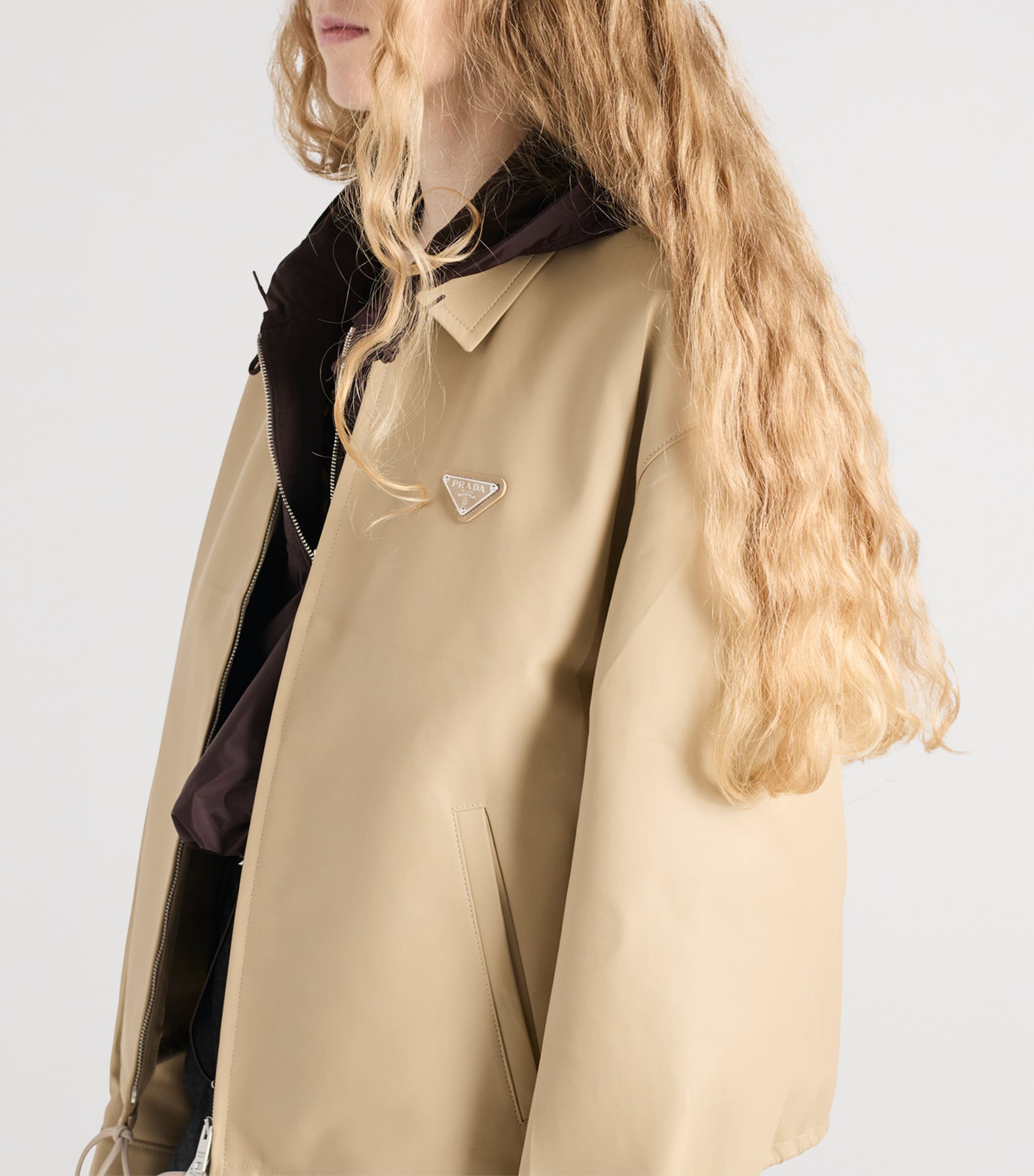 Zipped Leather Jacket F0036 Image 3