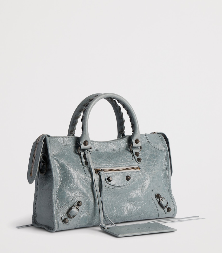 Balenciaga Small Lambskin Le City Top-Handle Bag Image 3