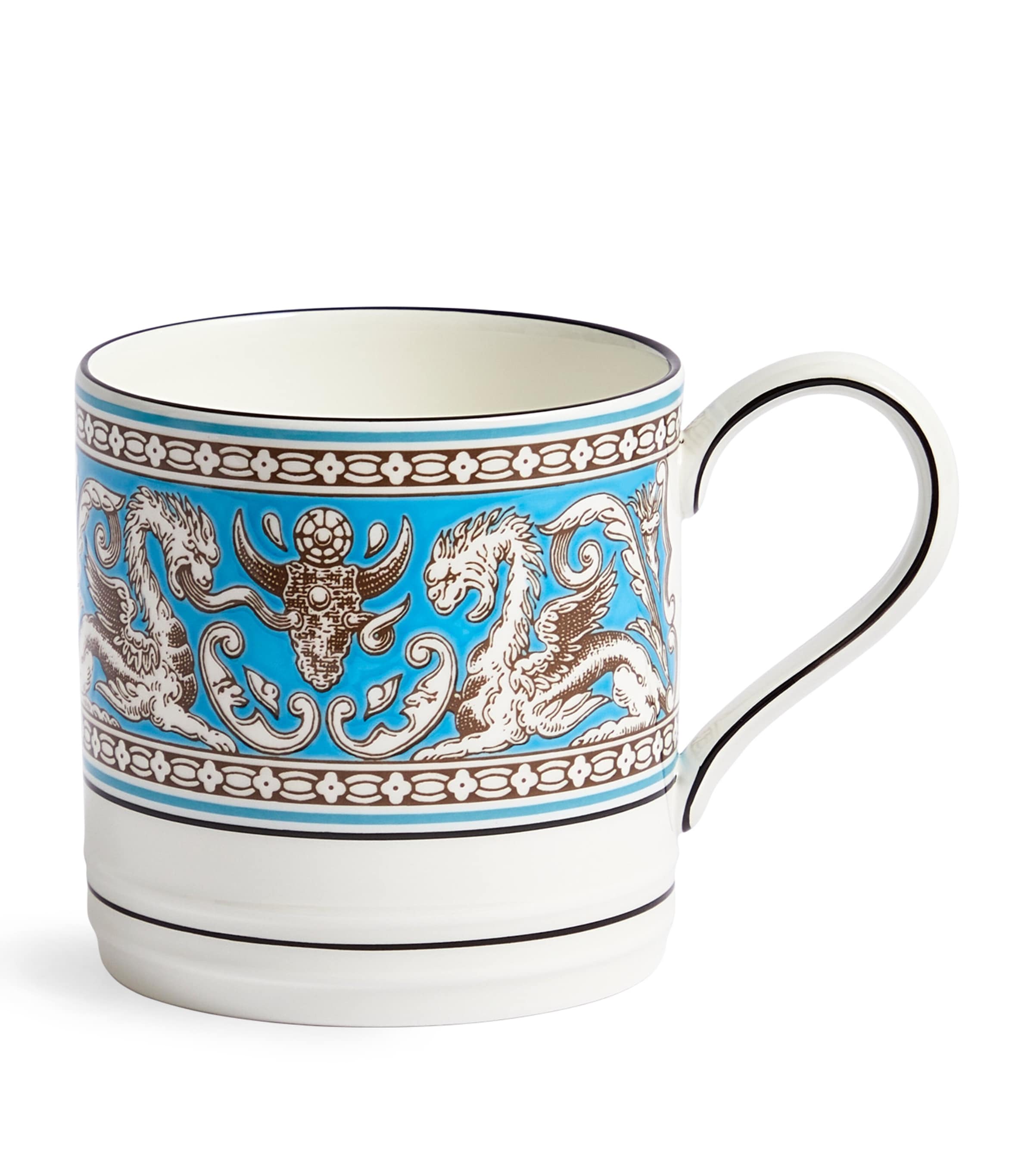 Wedgwood Florentine Mug In Turquoise