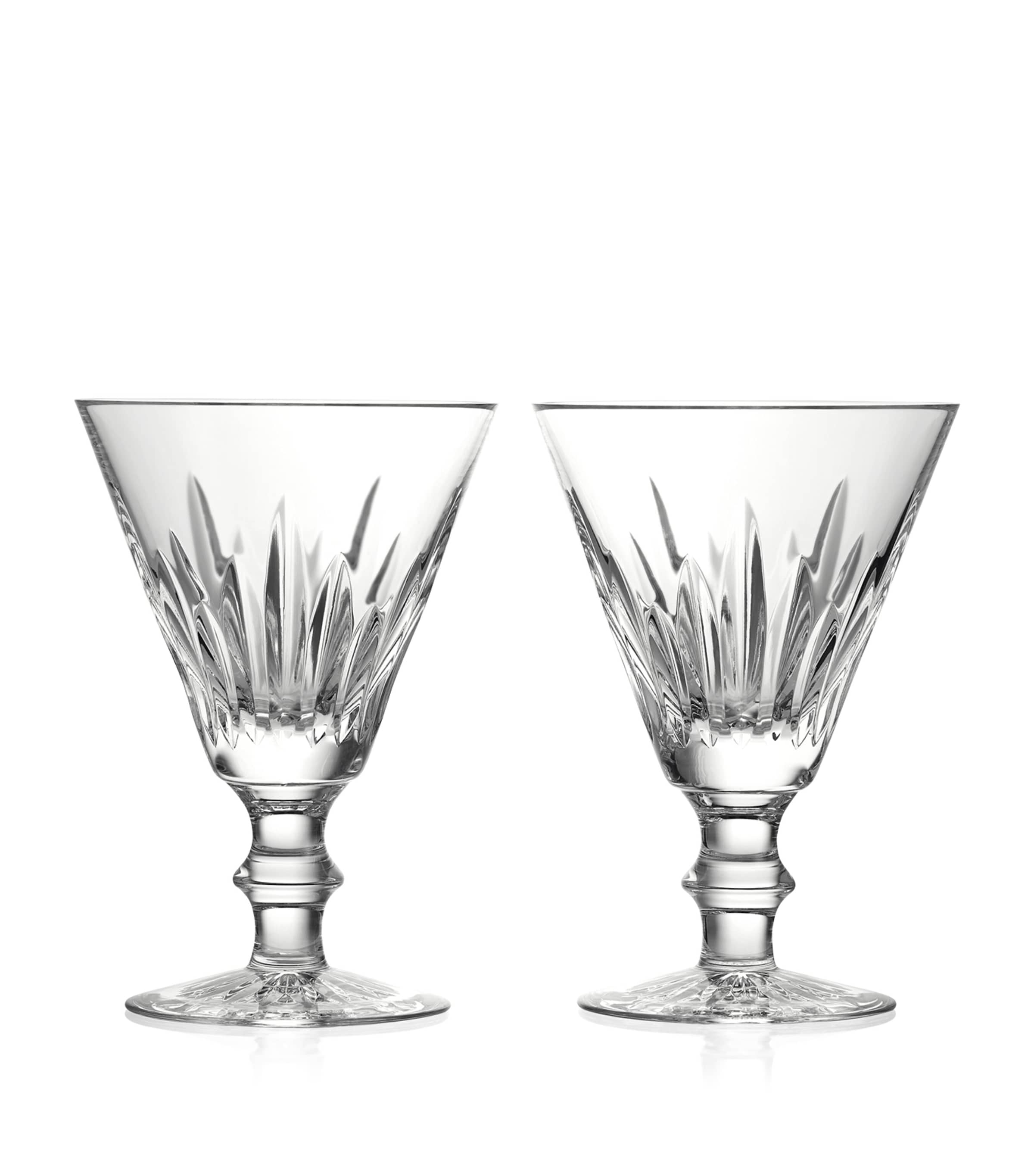 Waterford Set Of 2 Mastercraft Heritage Eileen Wine Glasses In Clear