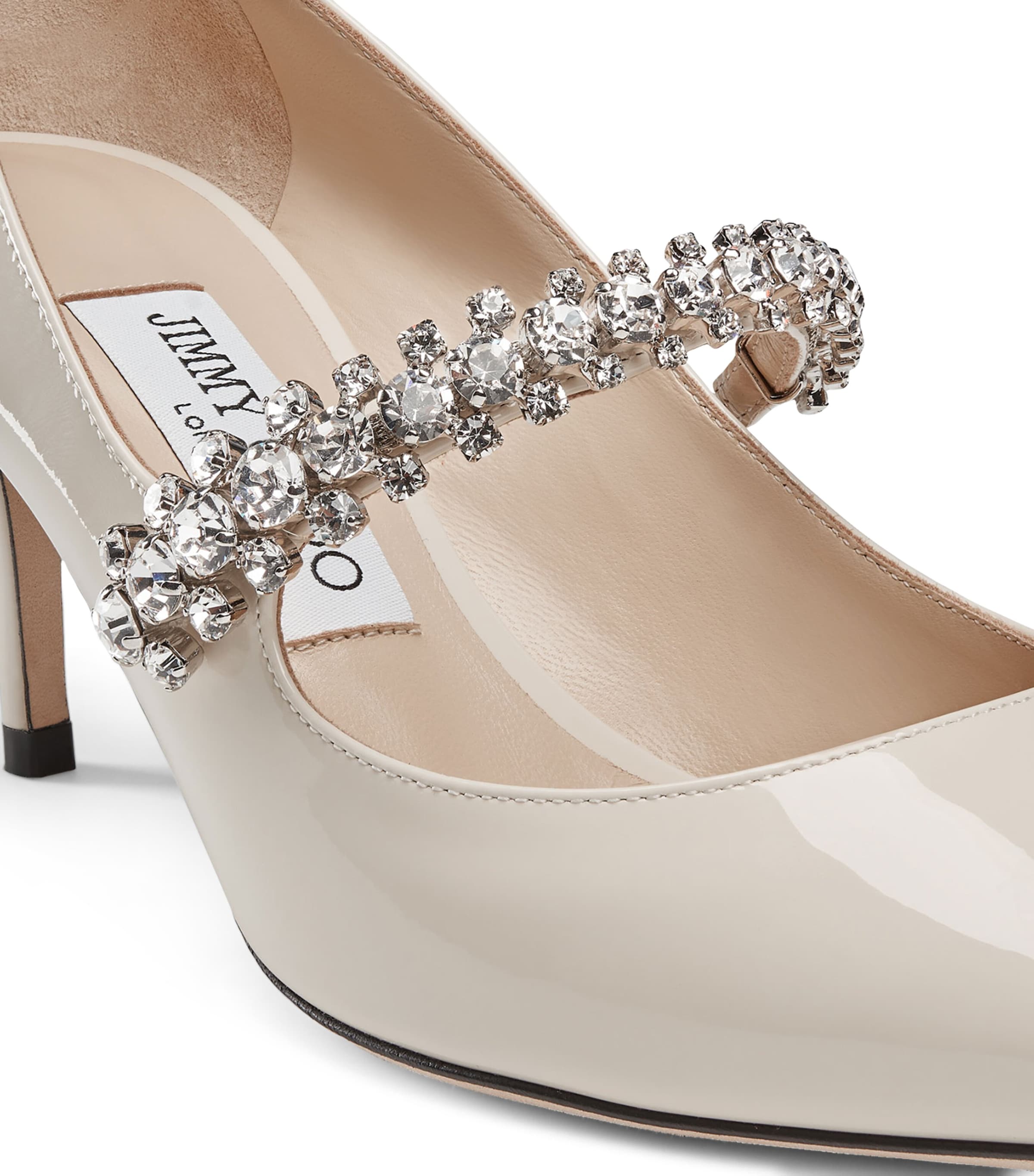 JIMMY CHOO Bing Pump 65 グリッターパンプス Bing Pump 65 | Ballet Pink Patent Leather Pumps with