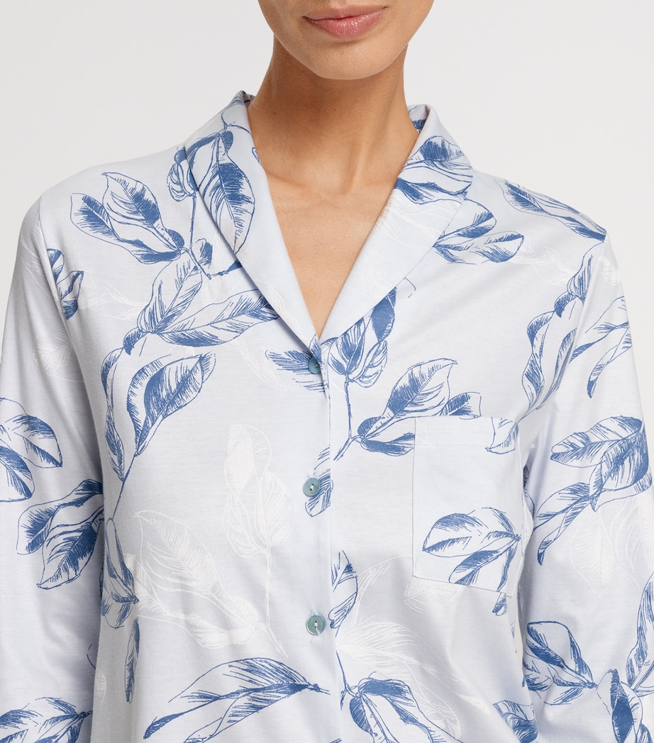 Cotton Garden Print Nightdress FROSTY GARDEN Image 6