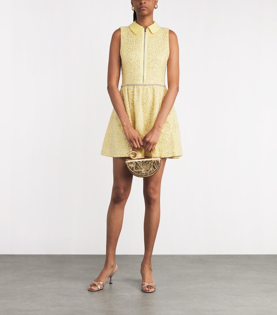 Embellished Ellis Mini Dress F732 BUTTER Image 2