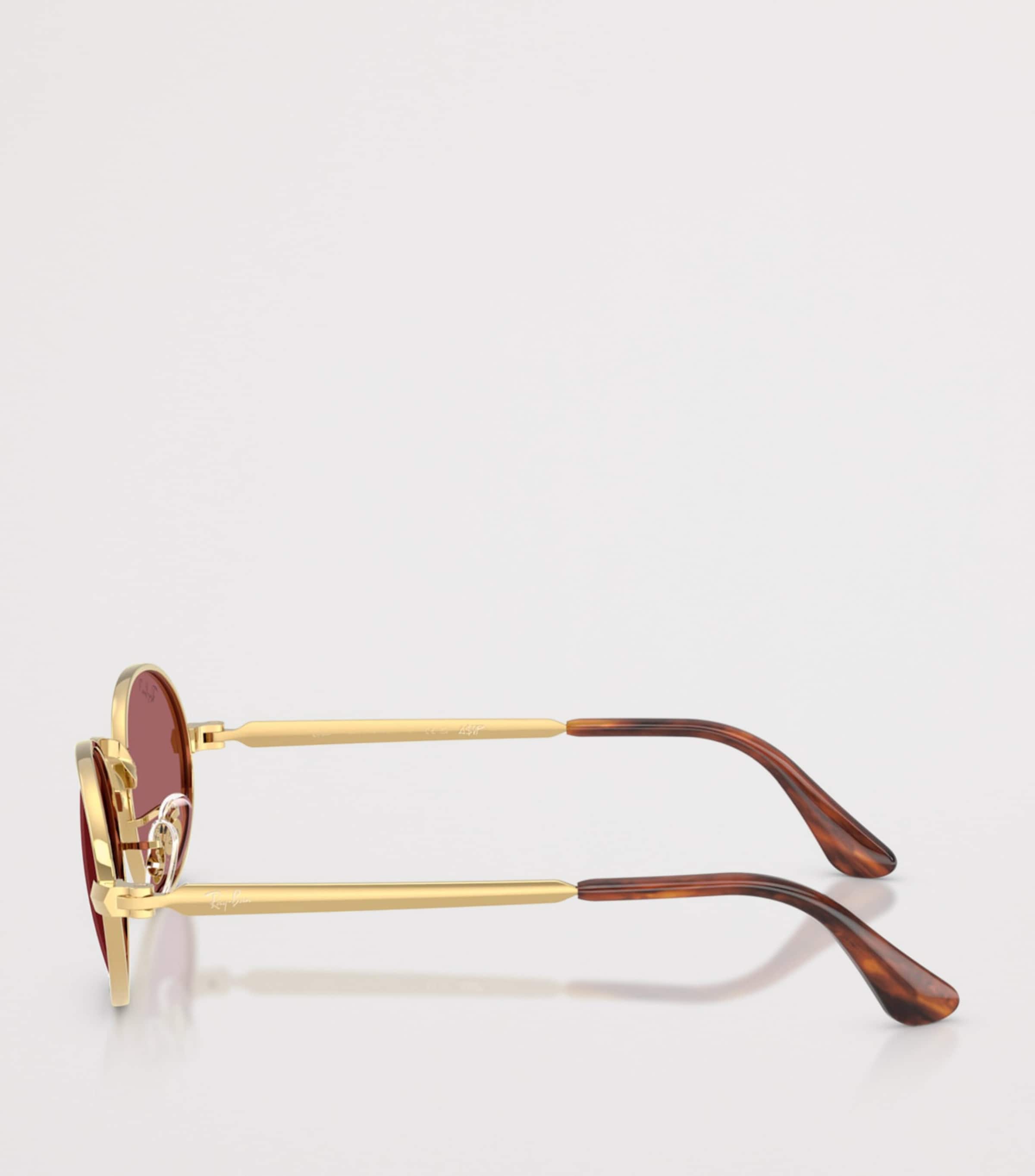 Ray-Ban By A$AP Rocky Oval Sunglasses Gold Image 3