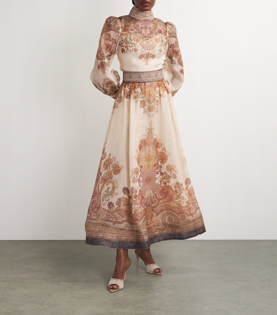 Embellished Rania Mules 85 MID BROWN Image 6