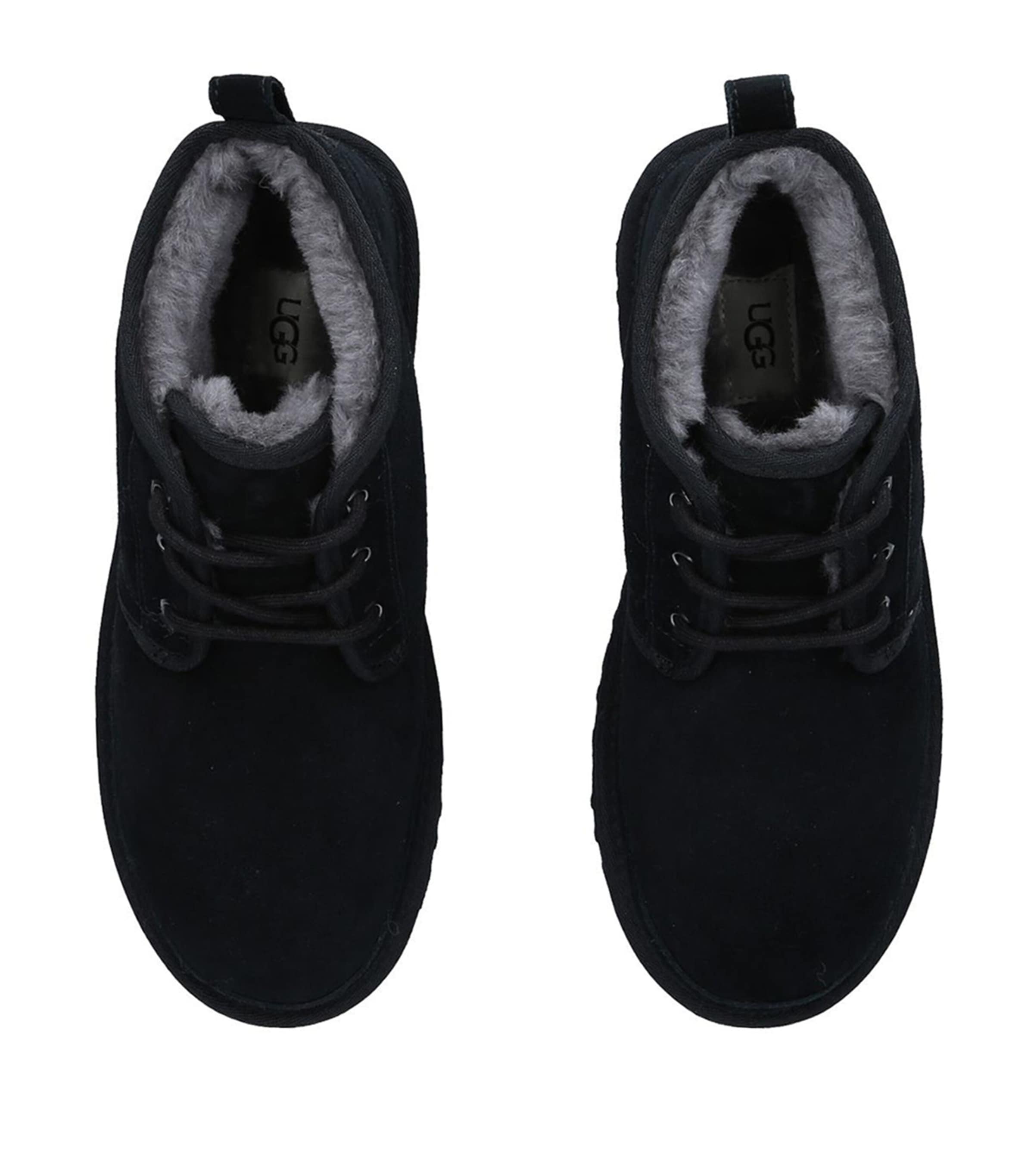 Suede Neumel Lace-Up Boots BLACK Image 4