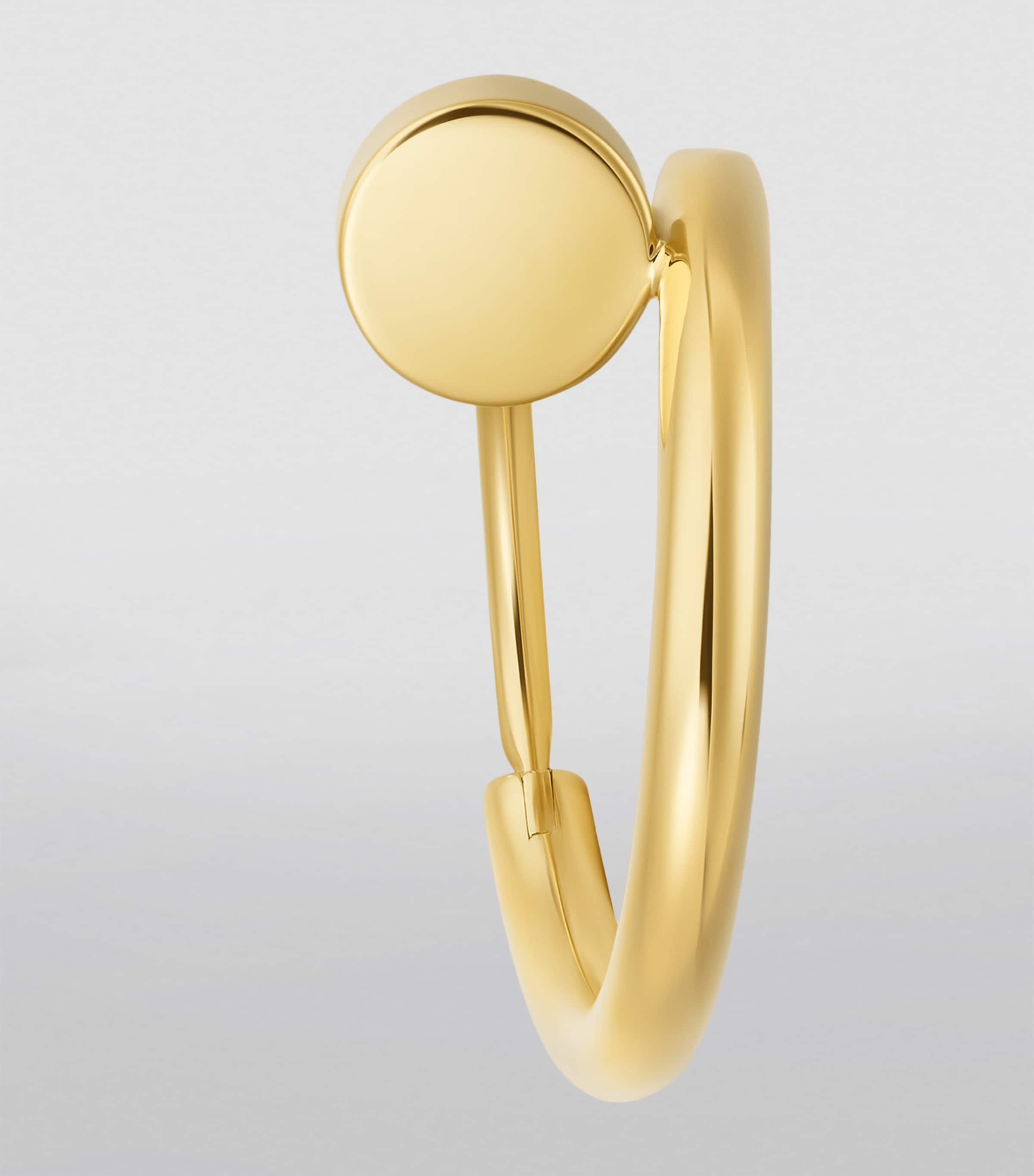 Juste un Clou Single Hoop Earring YELLOW GOLD Image 3