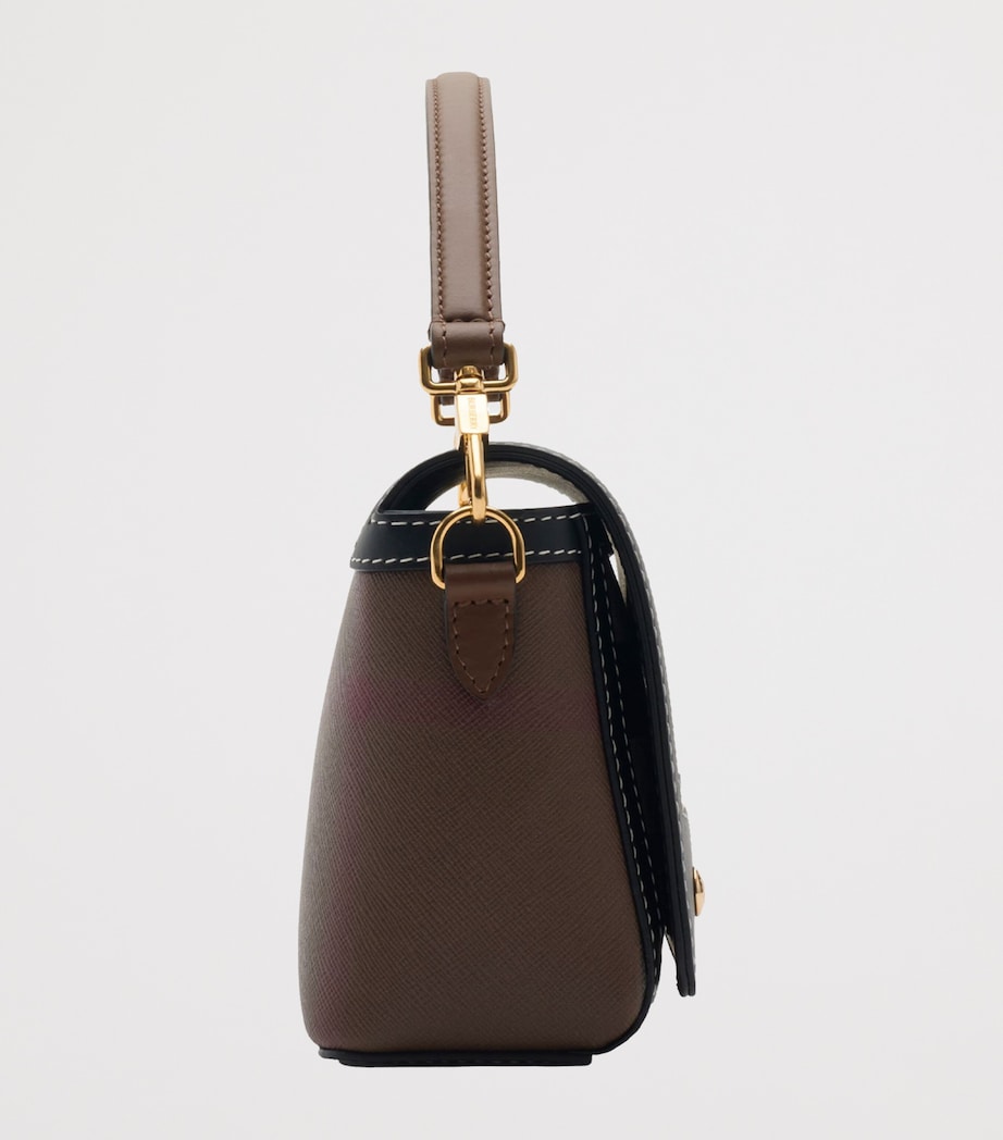 Check Top-Handle Bag DARK BIRCH BROWN Image 4
