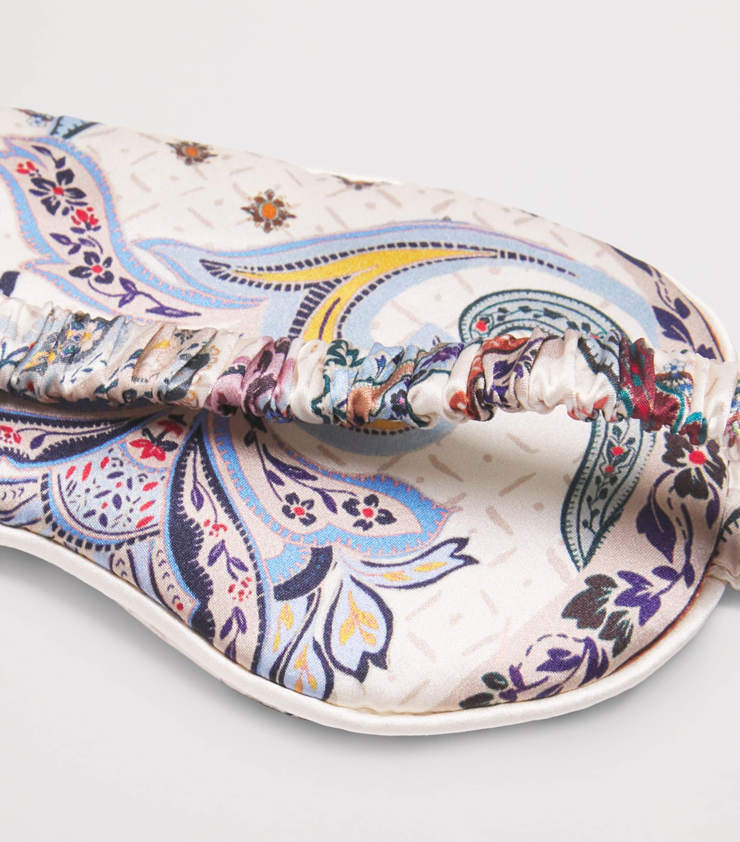 Silk Paisley Sleep Mask MULTI Image 5