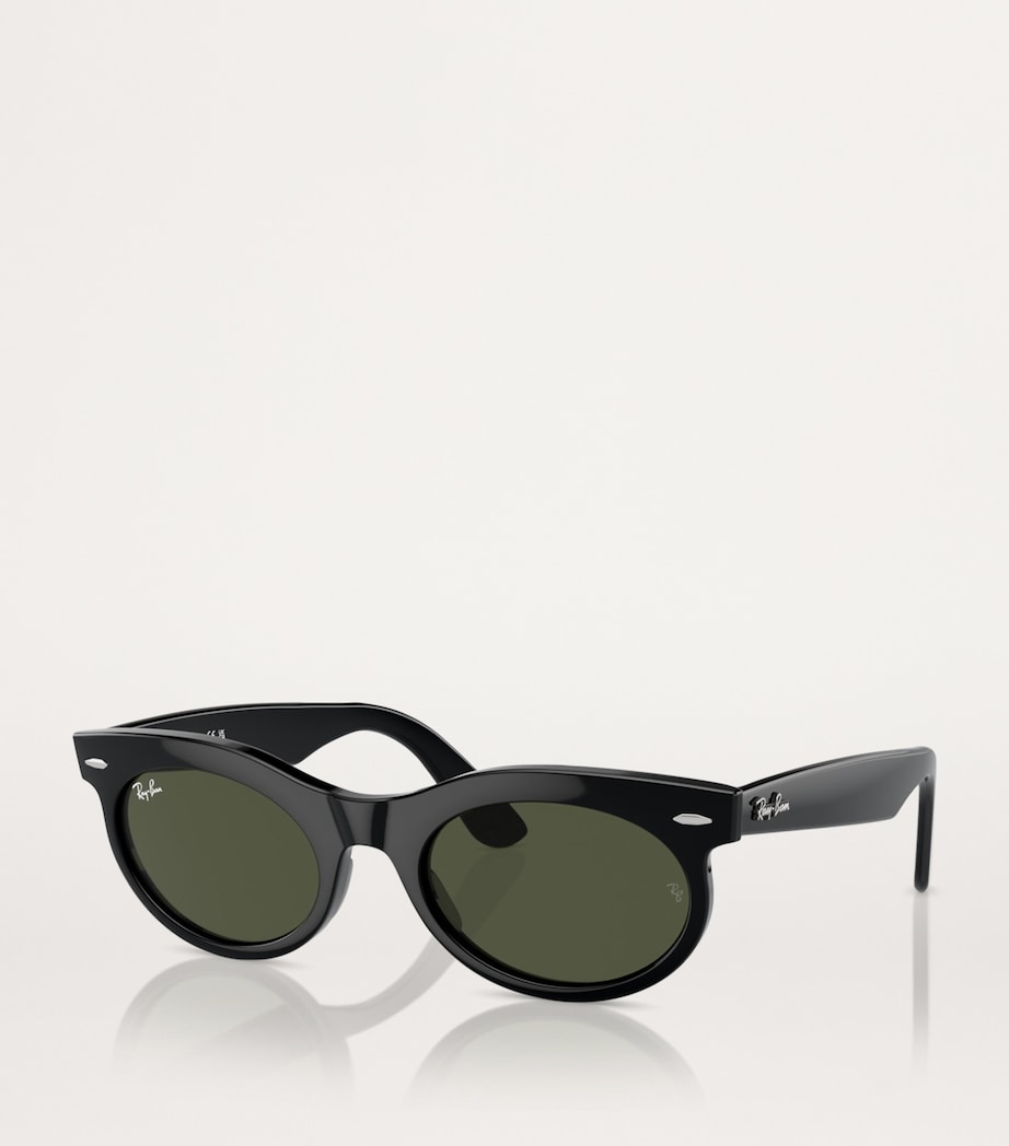 RB2242 Wayfarer Oval Sunglasses 901/31 Image 2