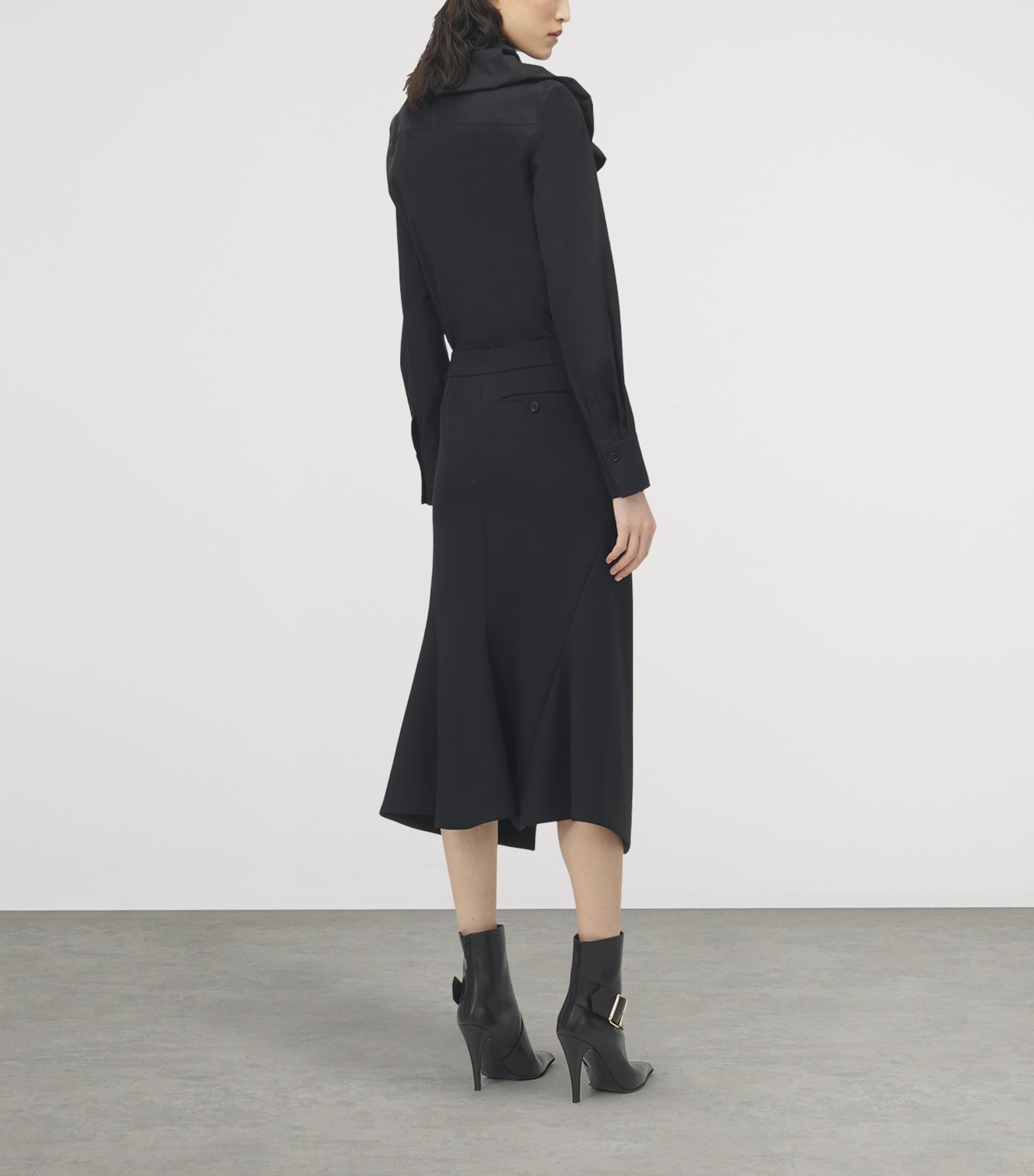 Stretch-Wool Midi Skirt 1000 Image 4