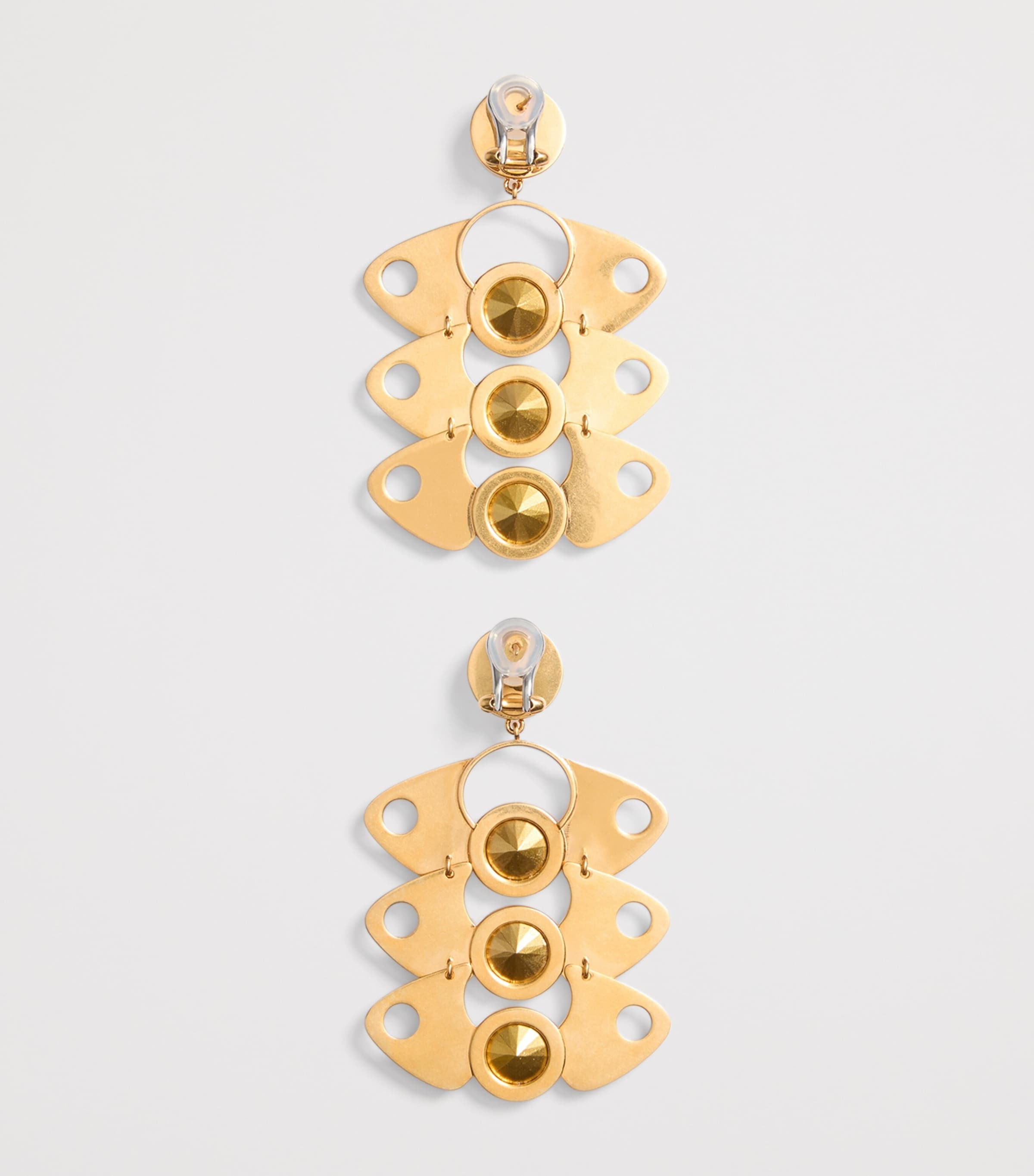 Valentino Garavani Crystal-Embellished Drop Earrings Image 3