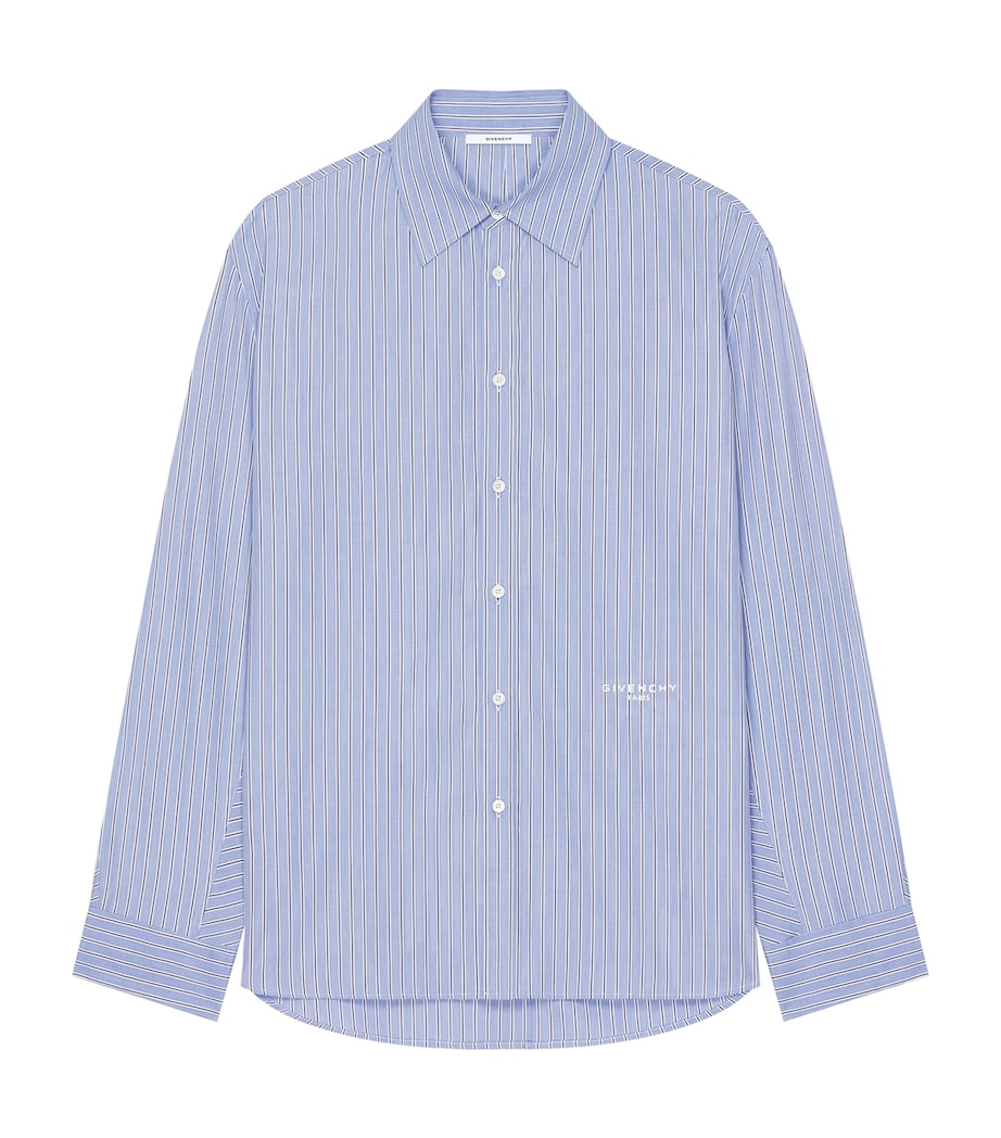 Givenchy Mens Cotton Stripe Couture Seam Shirt Image 1