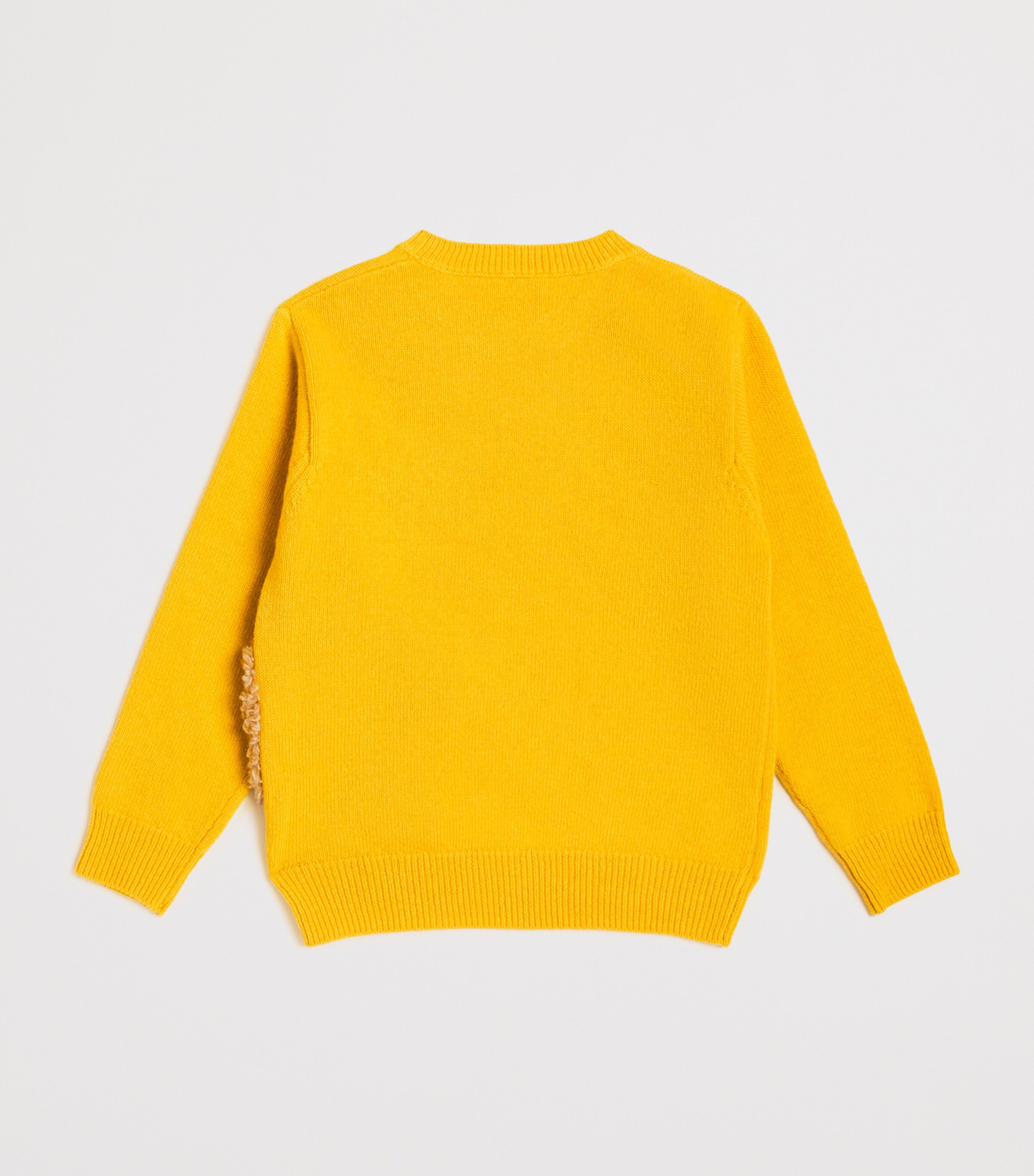 Merino Wool Hedgehog Sweater (4-6 Years) 224MAPLE YELLOW Image 2