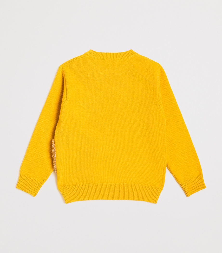 Merino Wool Hedgehog Sweater (4-6 Years) 224MAPLE YELLOW Image 2