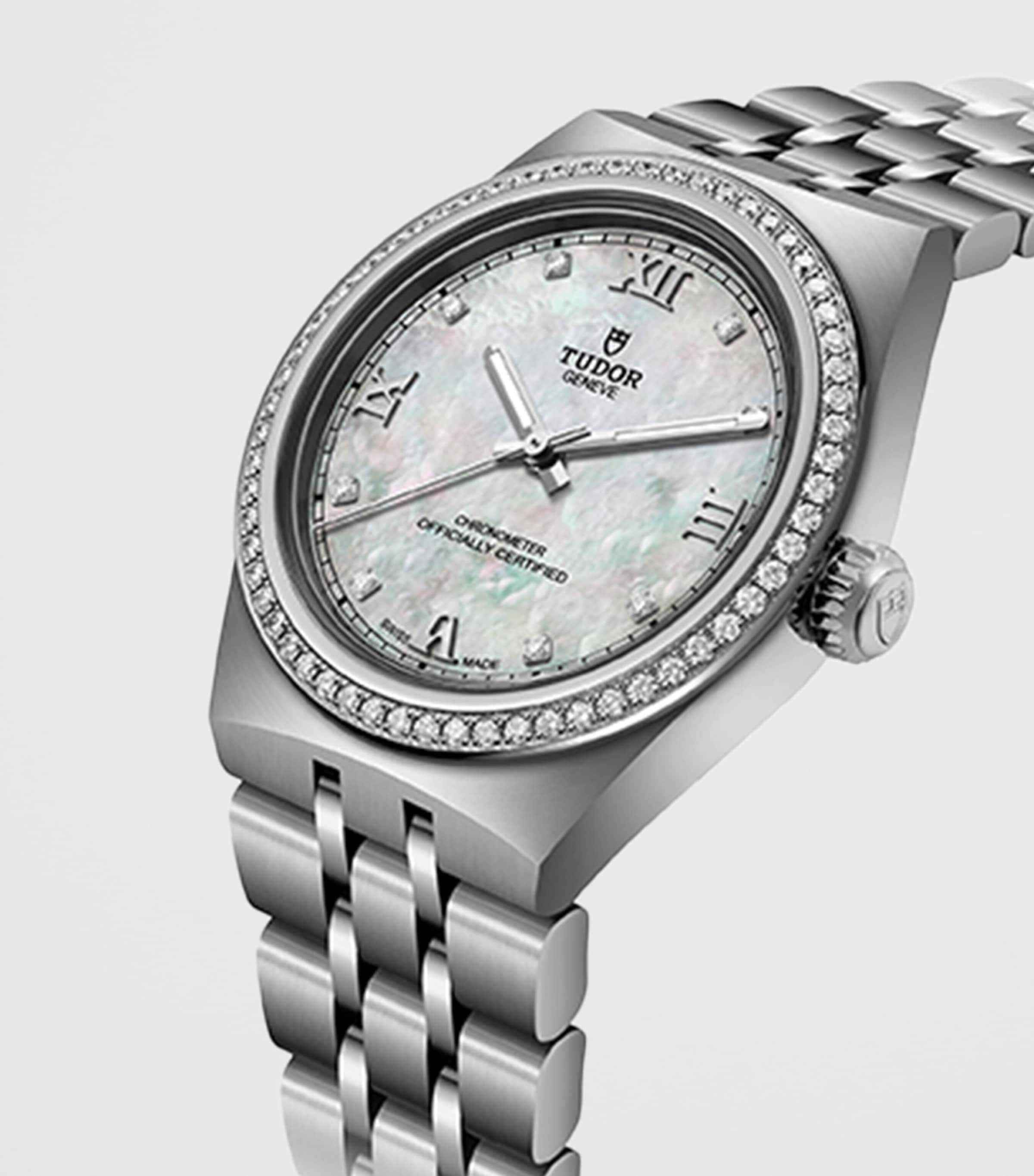 TUDOR Royal Stainless Steel Watch 30mm Mother Of Pearl Image 3