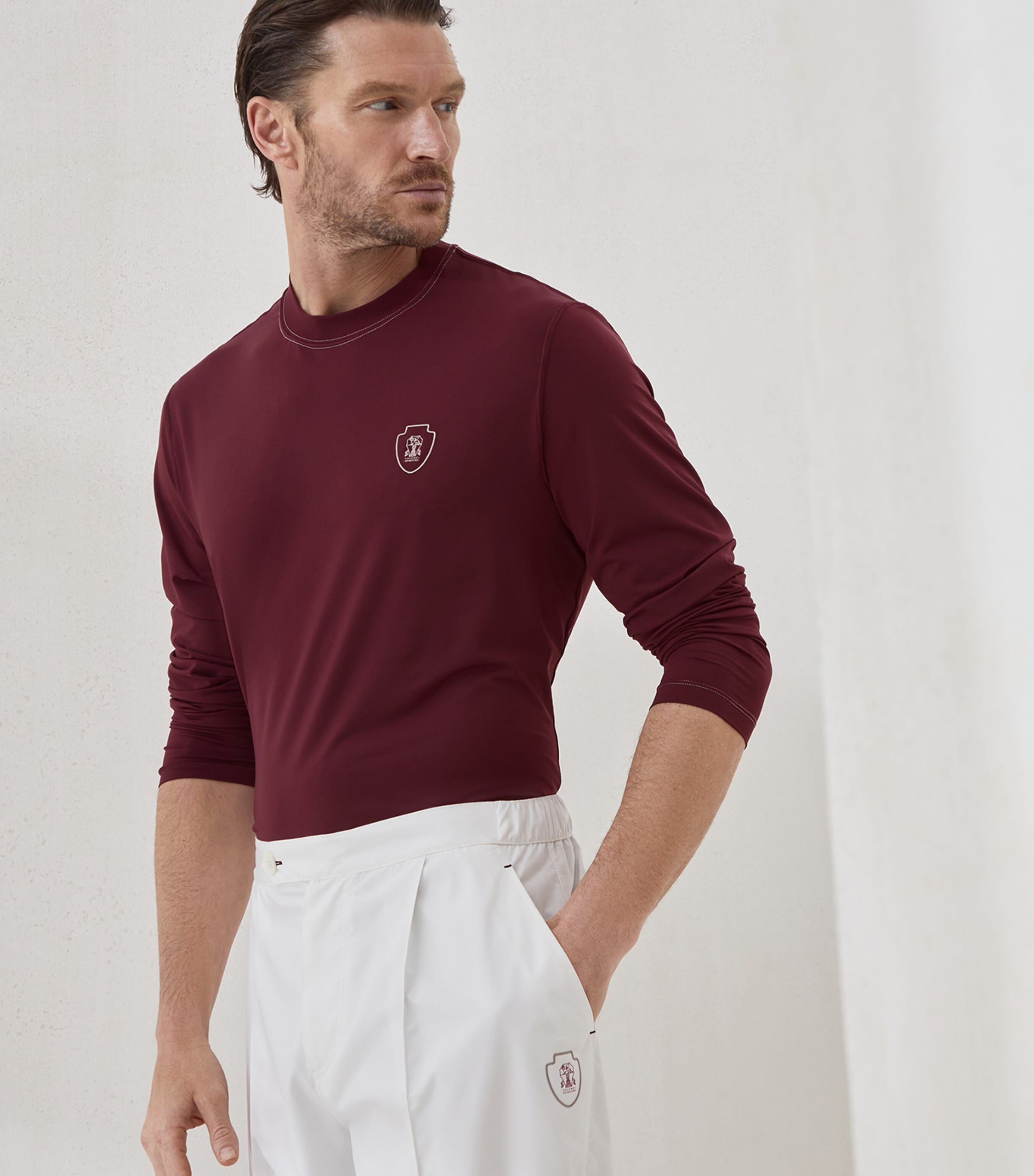 Logo Long-Sleeve T-Shirt C3985 Image 4