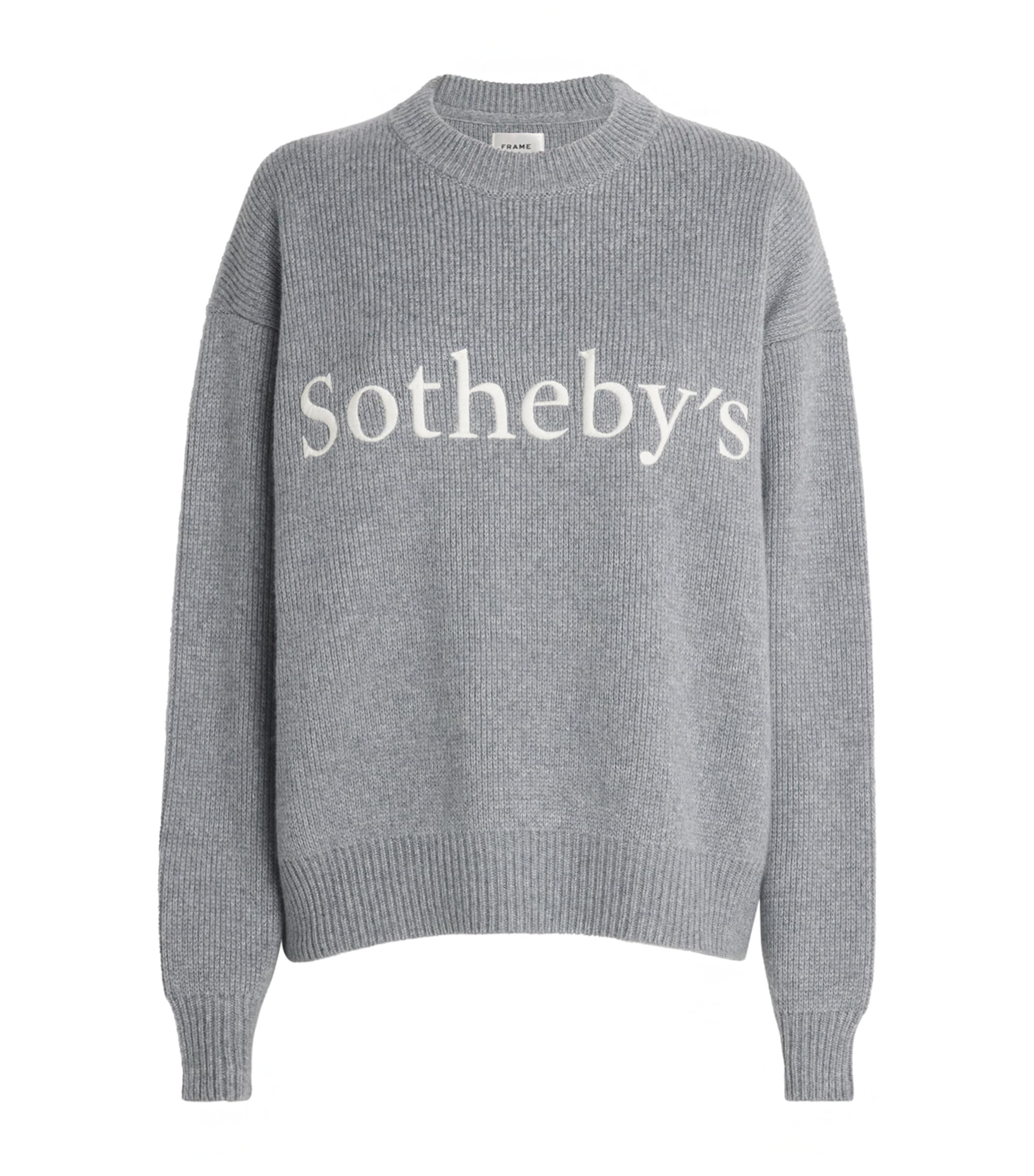 Frame X Sotheby's Cashmere Sweater In Gray