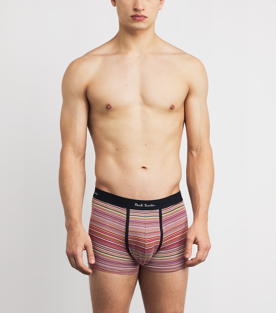 Stretch-Organic Cotton Trunks (Pack of 3) 1A MUTICOLOUR Image 2