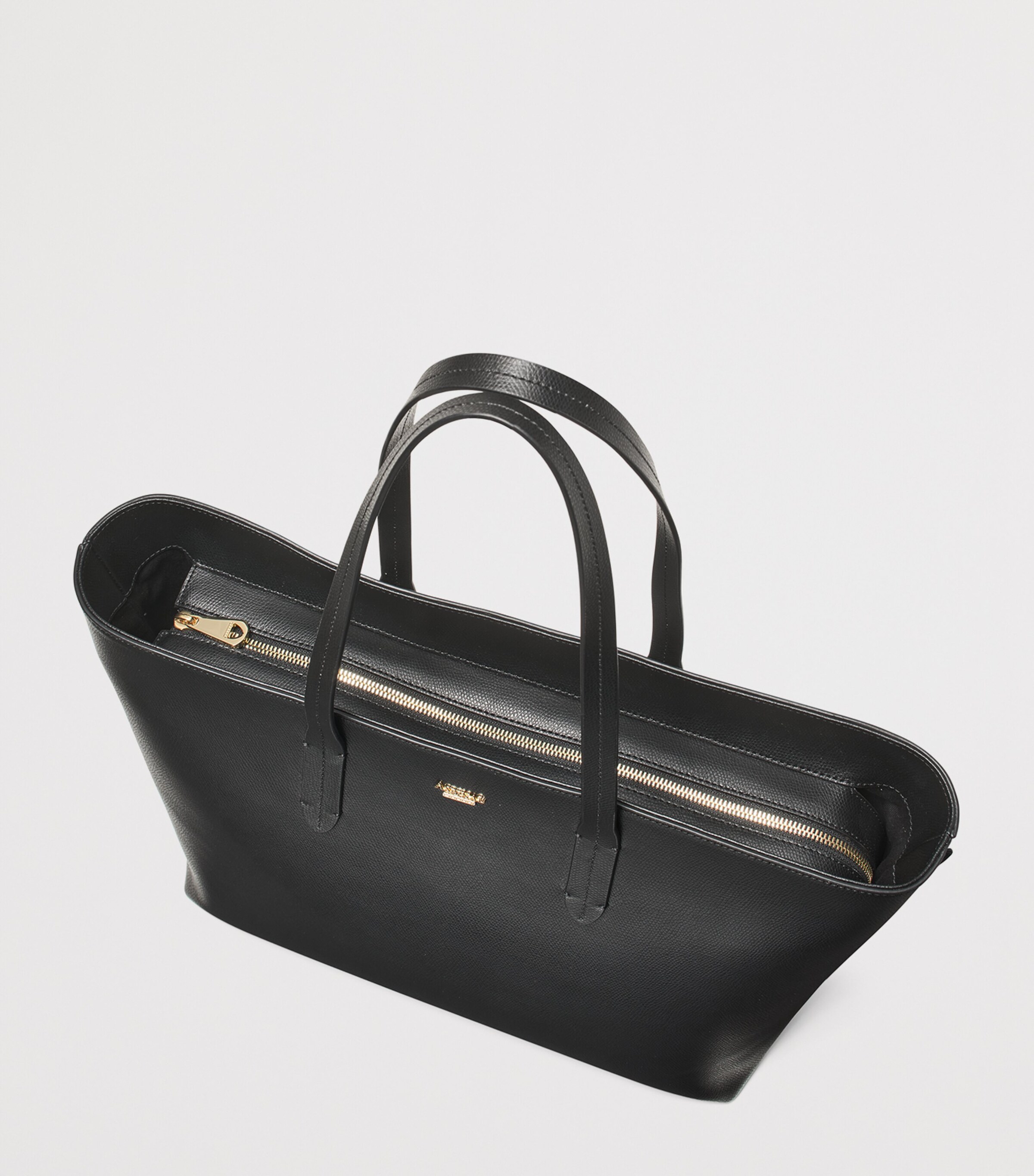 Aspinal Of London Leather East West Tote Bag Black Image 4