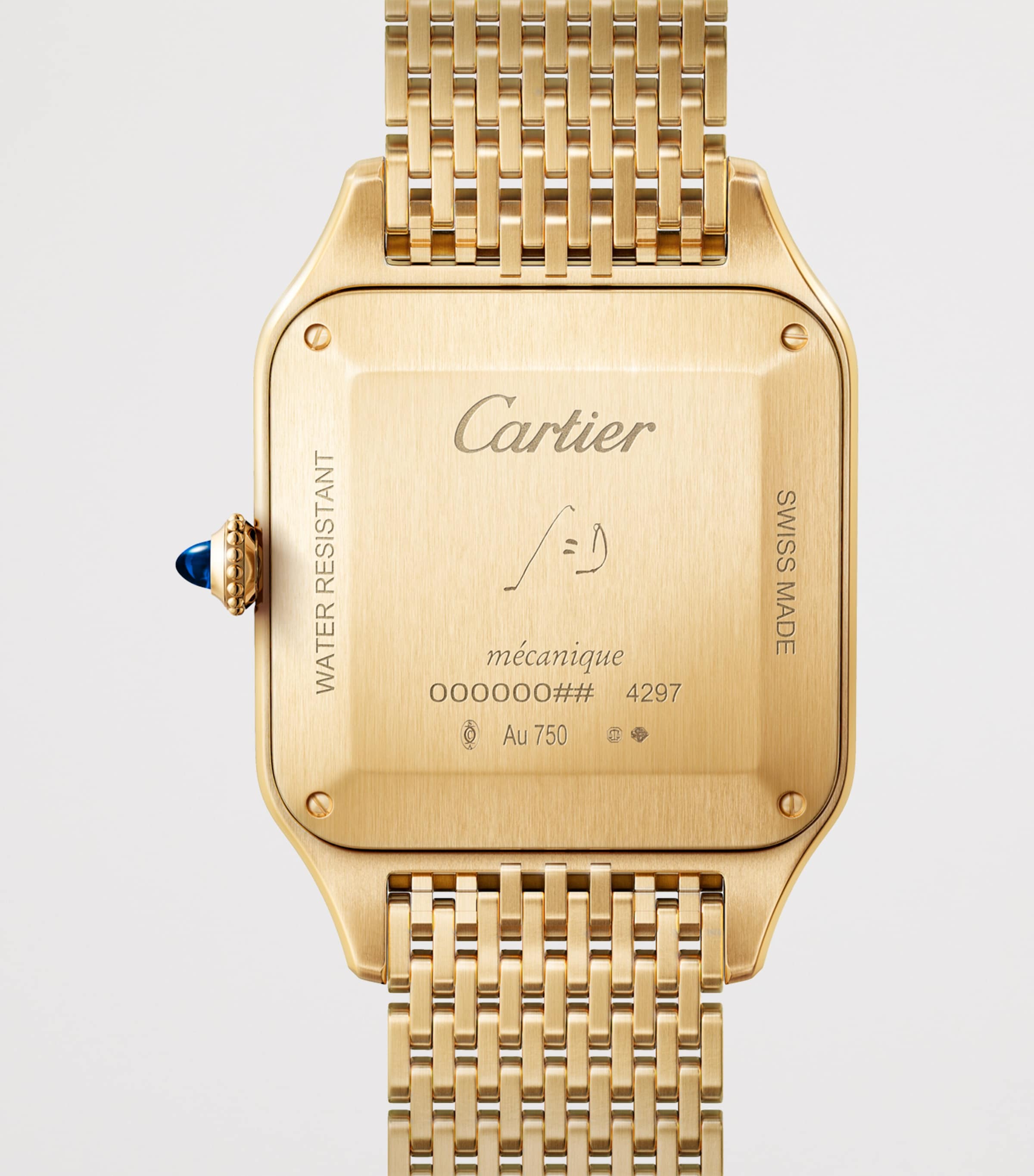 Cartier Large Yellow Gold Santos-Dumont Watch 31.4mm Yellow Gold Image 2