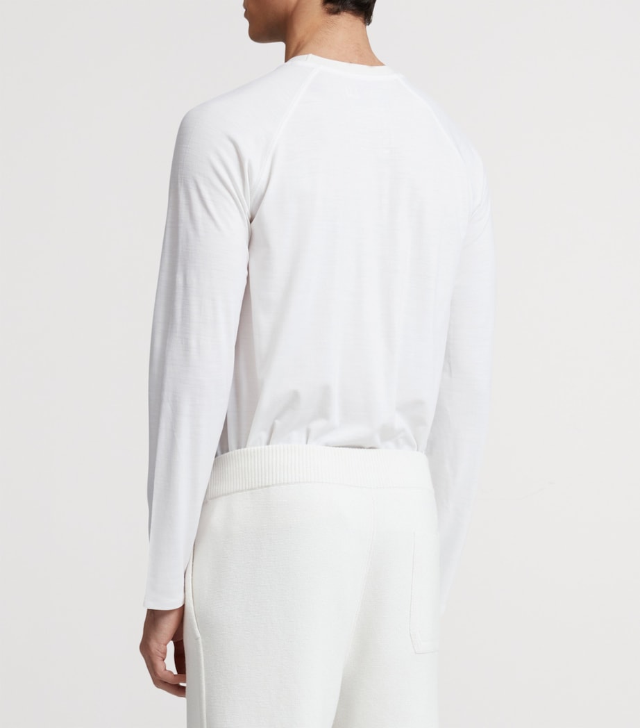 Wool Athluxury Long-Sleeve T-Shirt 123OFF WHITE Image 4