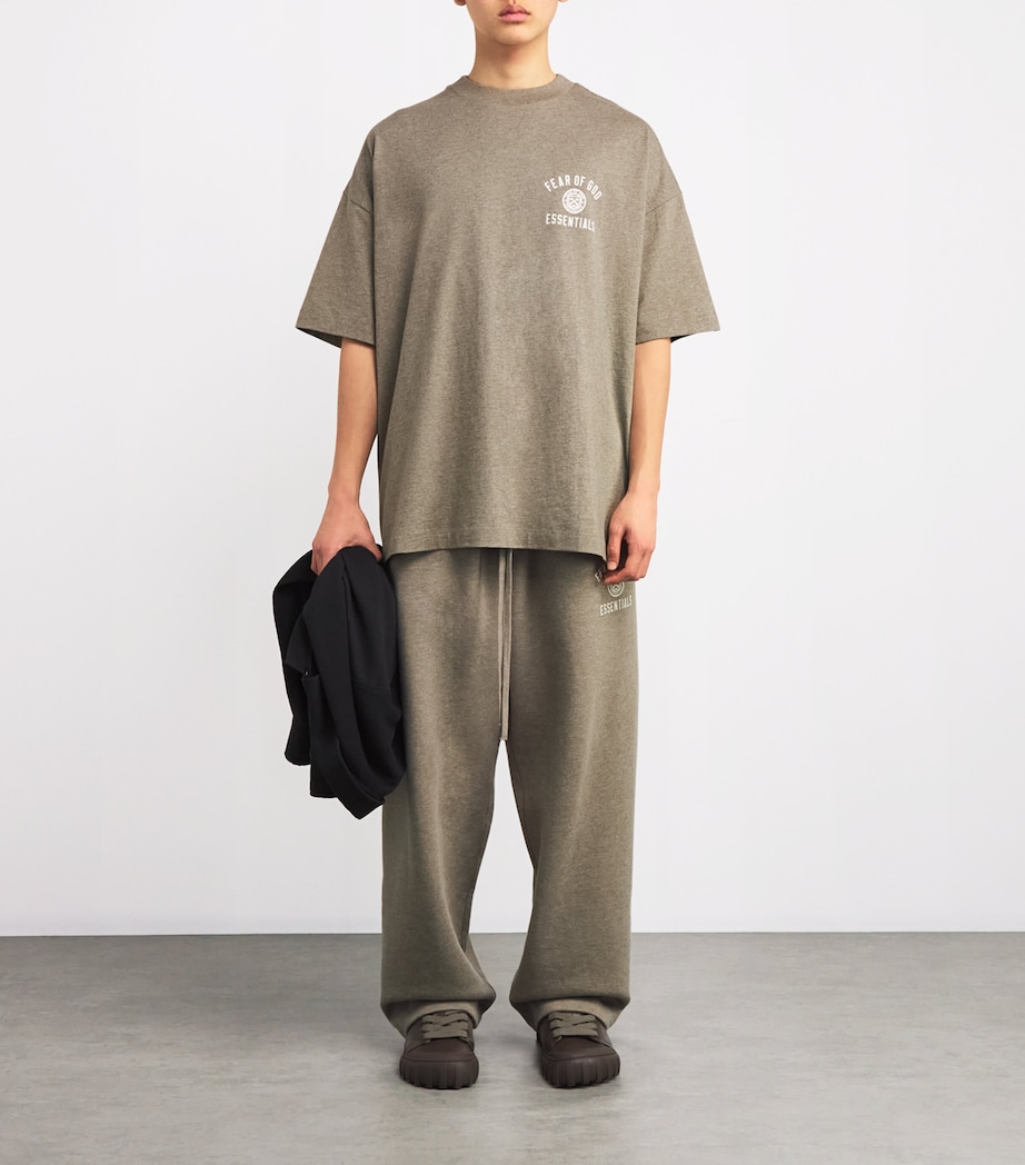 University Crest Logo T-Shirt HEATHER GRAY Image 2