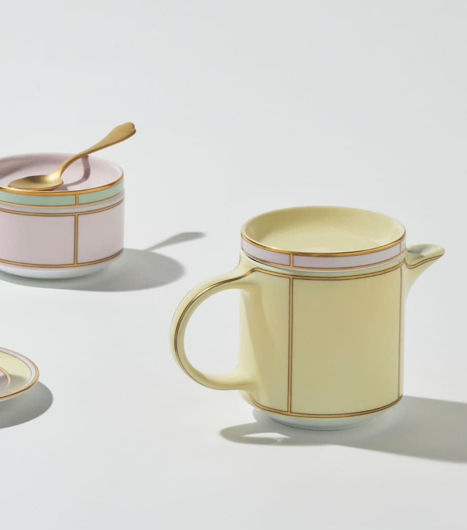GINORI 1735 Porcelain Colonna Diva Giallo Coffee Pot (500ml) Image 2