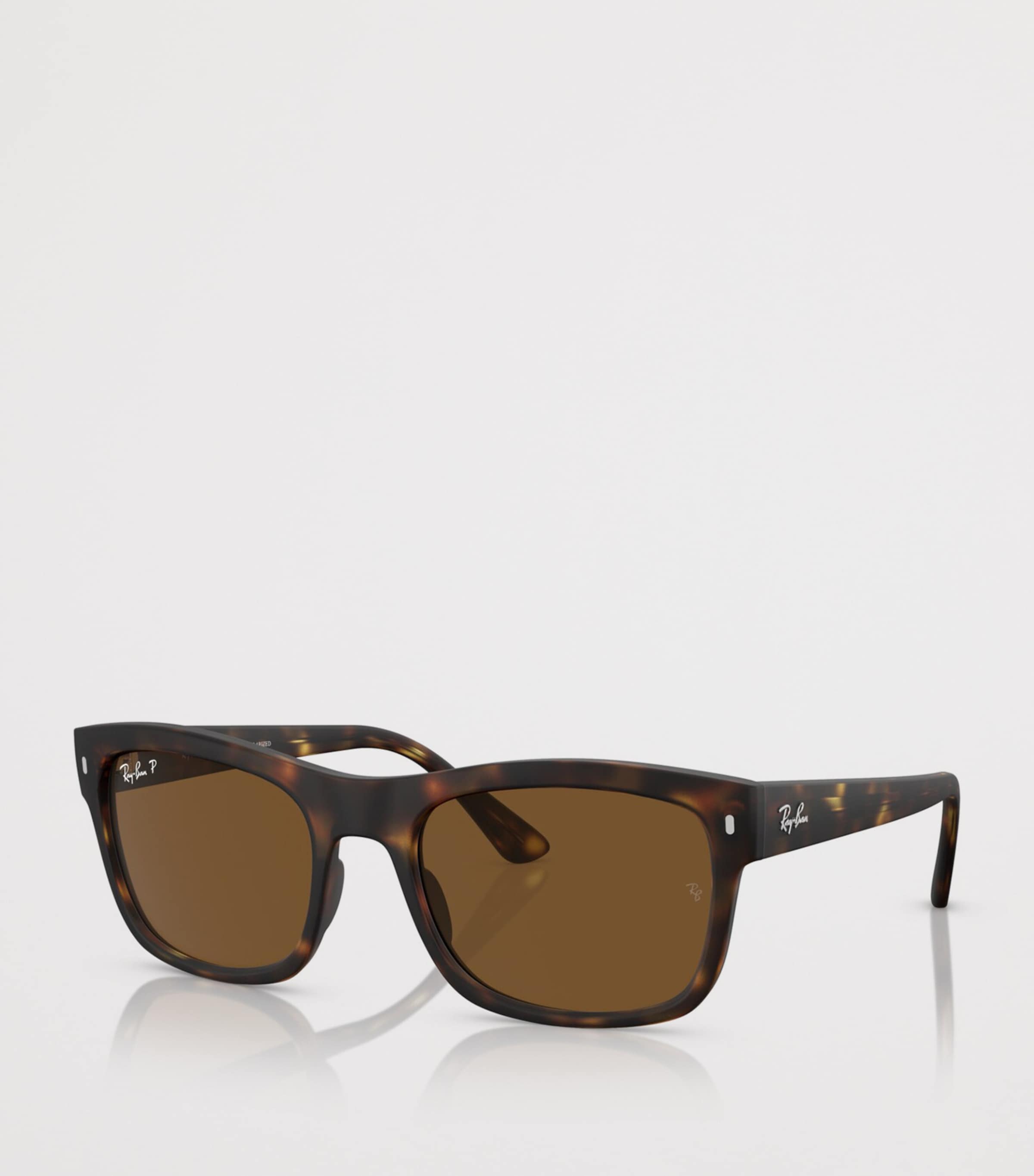 Ray-Ban Tortoiseshell Square Sunglasses Brown Image 2