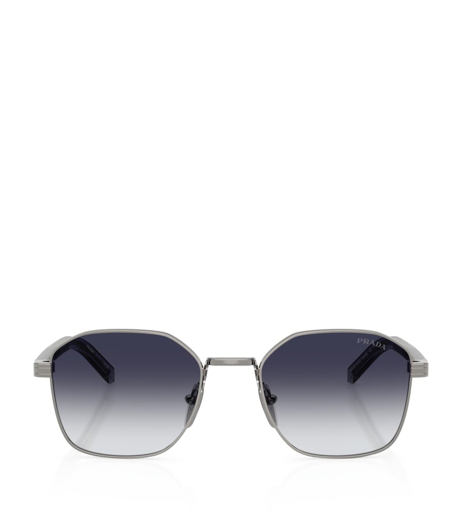Metal Geometric Sunglasses 5AV90S Image 1