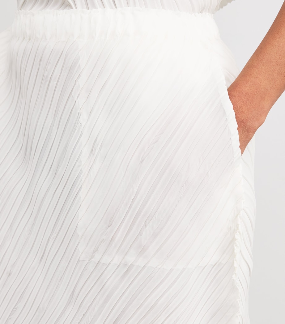 Wrinkled and Twisted Midi Skirt 05 Image 7