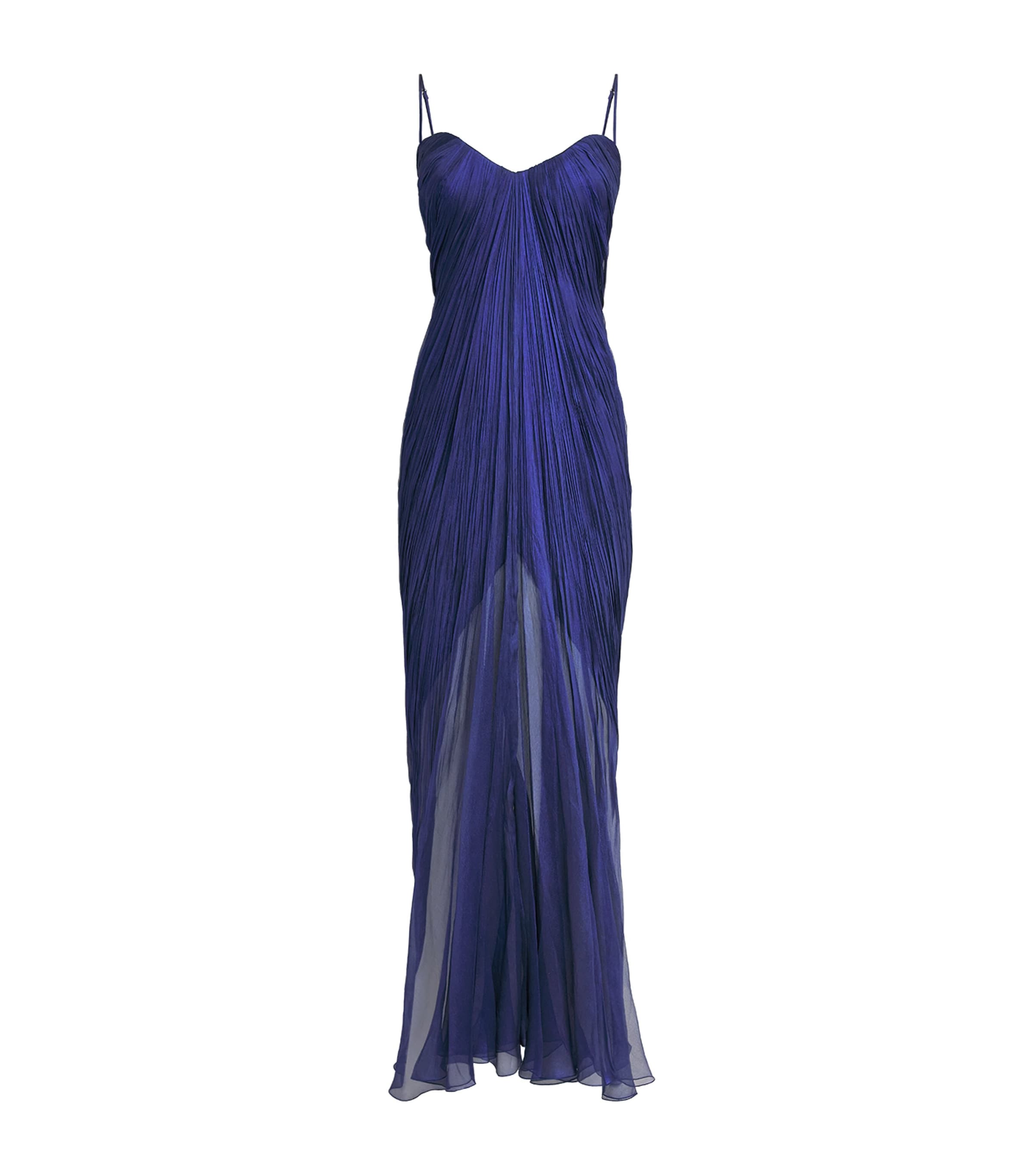 Maria Lucia Hohan Womens Silk Victoria Maxi Dress Navy Image 1
