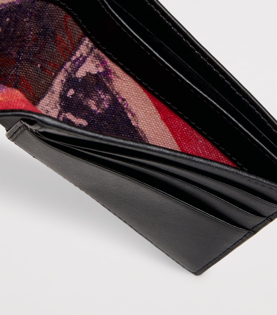 Leather Tartan Billfold Wallet N302 CHELSEA TARTAN Image 4