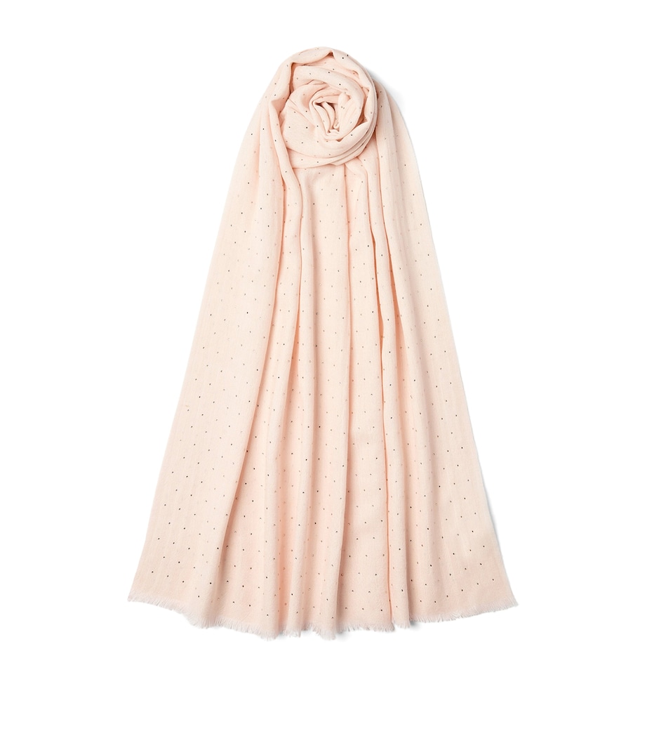 Marella Modal-Wool Embellished Scarf Powder Image 1