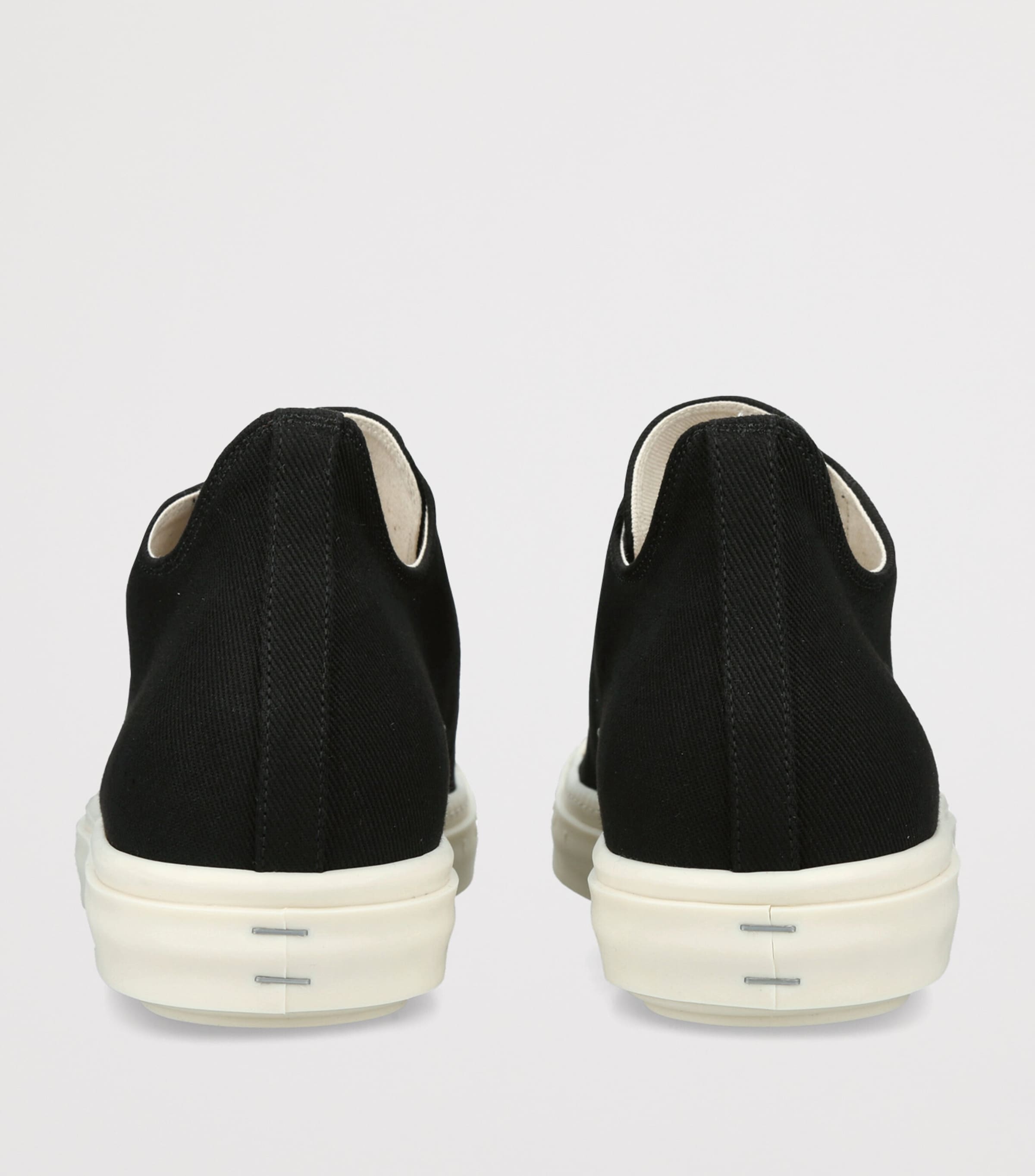 Rick Owens DRKSHDW Denim Tower Lace-Up Sneakers Blk/white Image 2