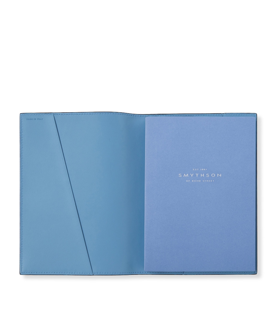 Leather Evergreen Refillable Notebook NILE BLUE Image 4