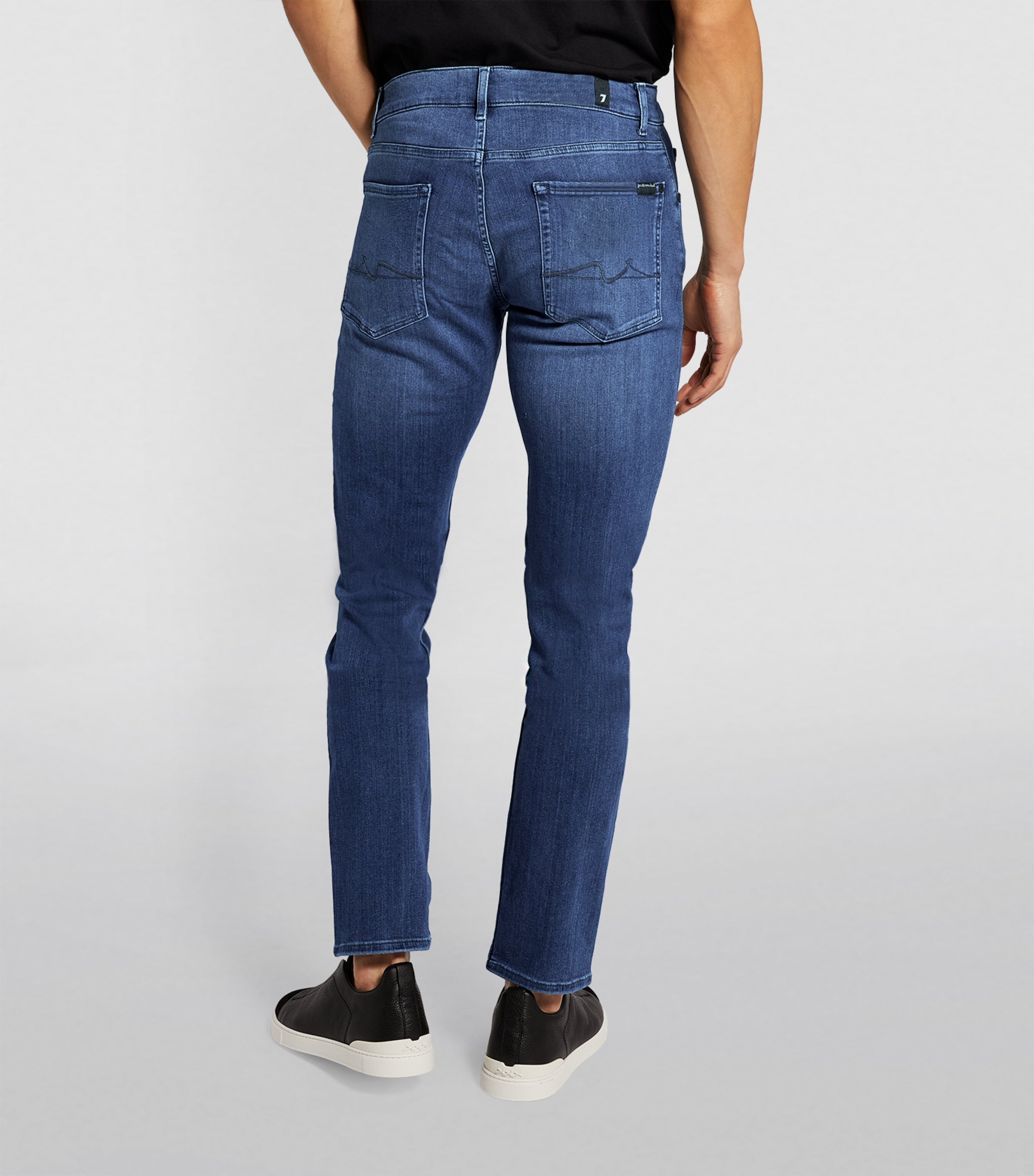 Slimmy Lux Performance Plus Jeans MID BLUE Image 4