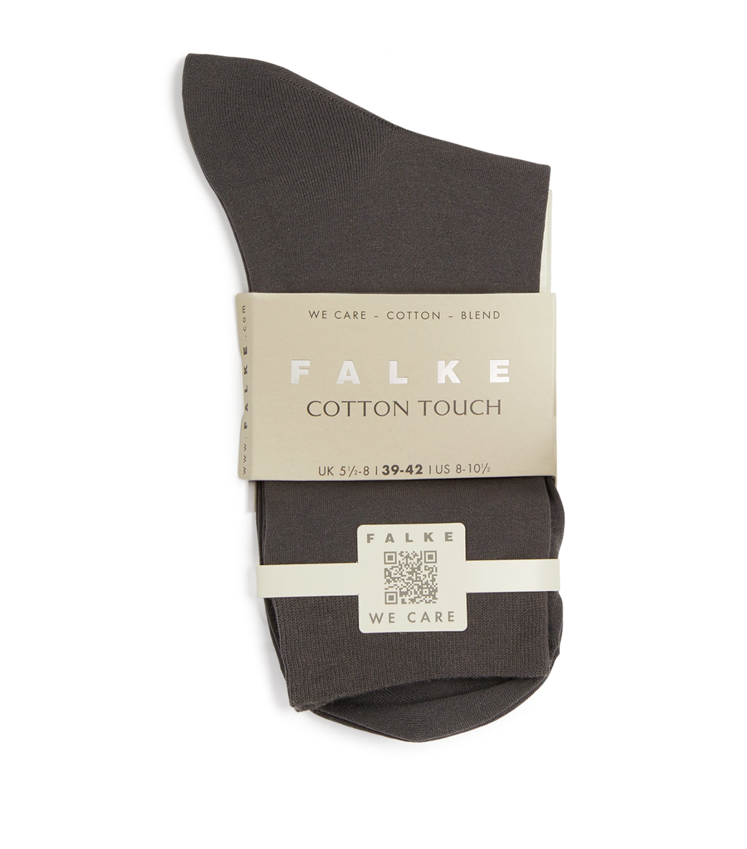 Shop Falke Cotton Touch Socks In Grey