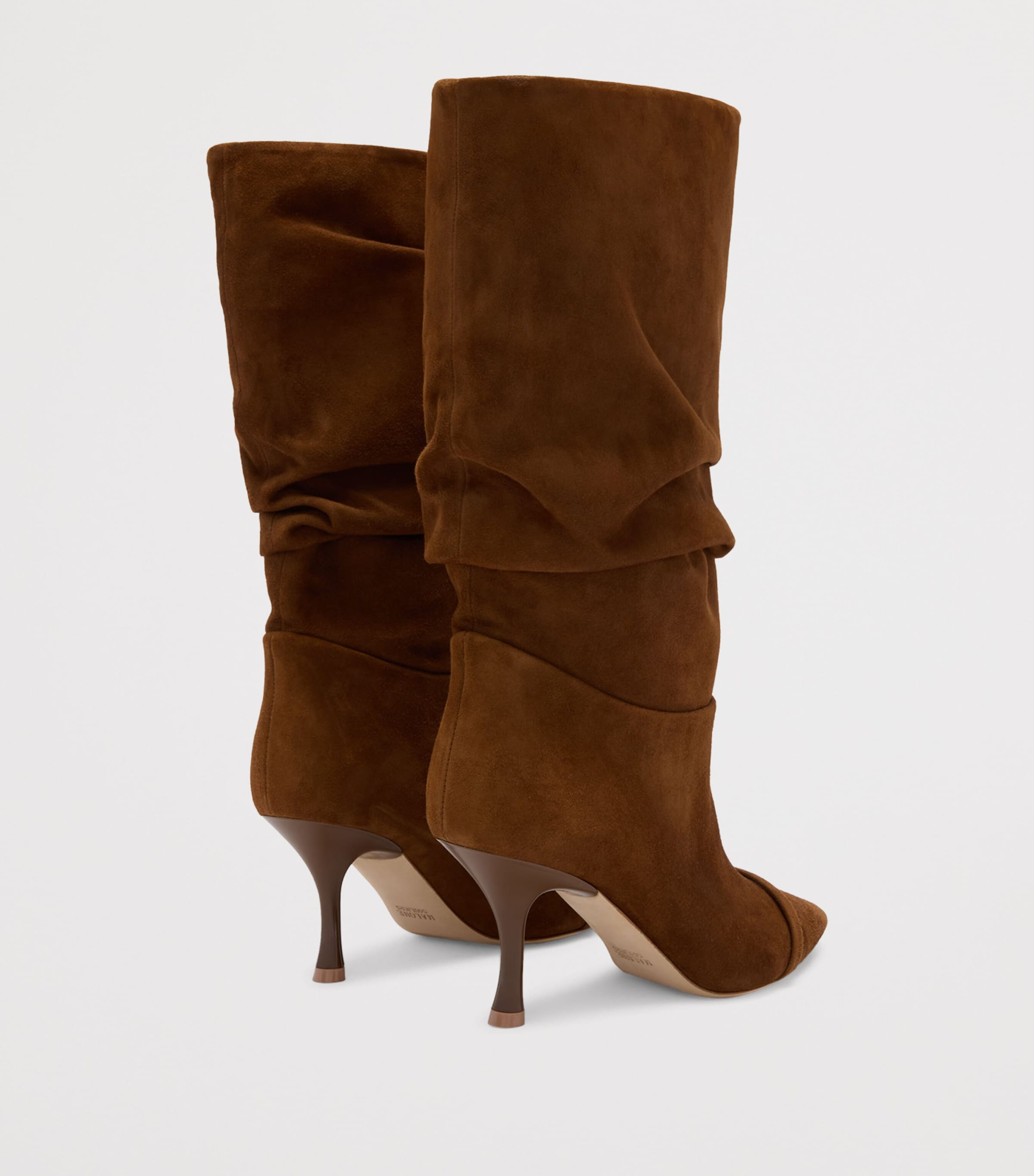 Malone Souliers Suede Isley Heeled Boots 70 Oak Image 4