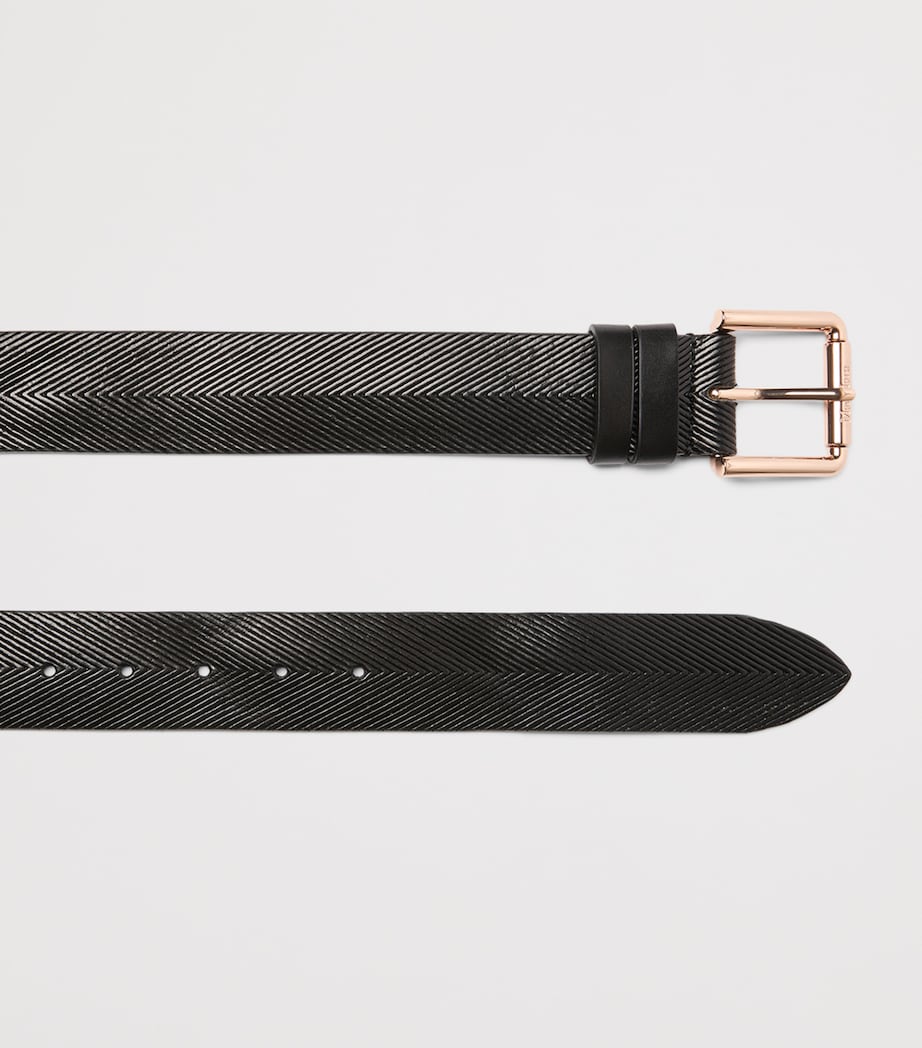 Max Mara Leather Belt Black Image 2