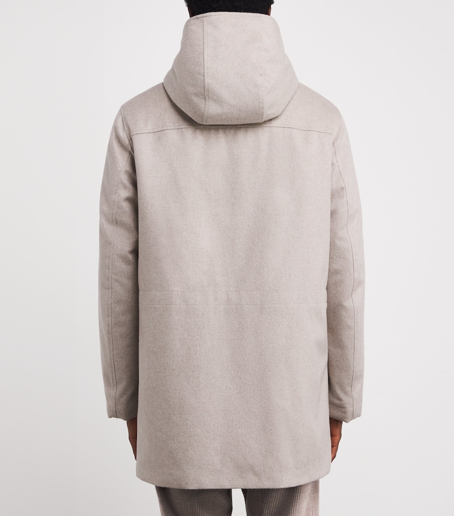 Cashmere-Silk Stormlight Parka N42 BEIGE - CANVAS Image 4