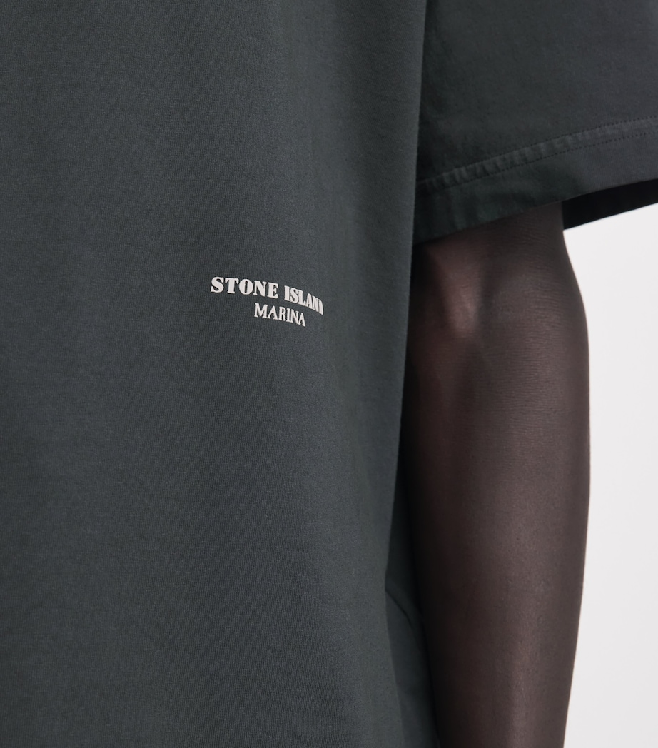Stone Island Mens Cotton Oversized Marina T-Shirt Image 3