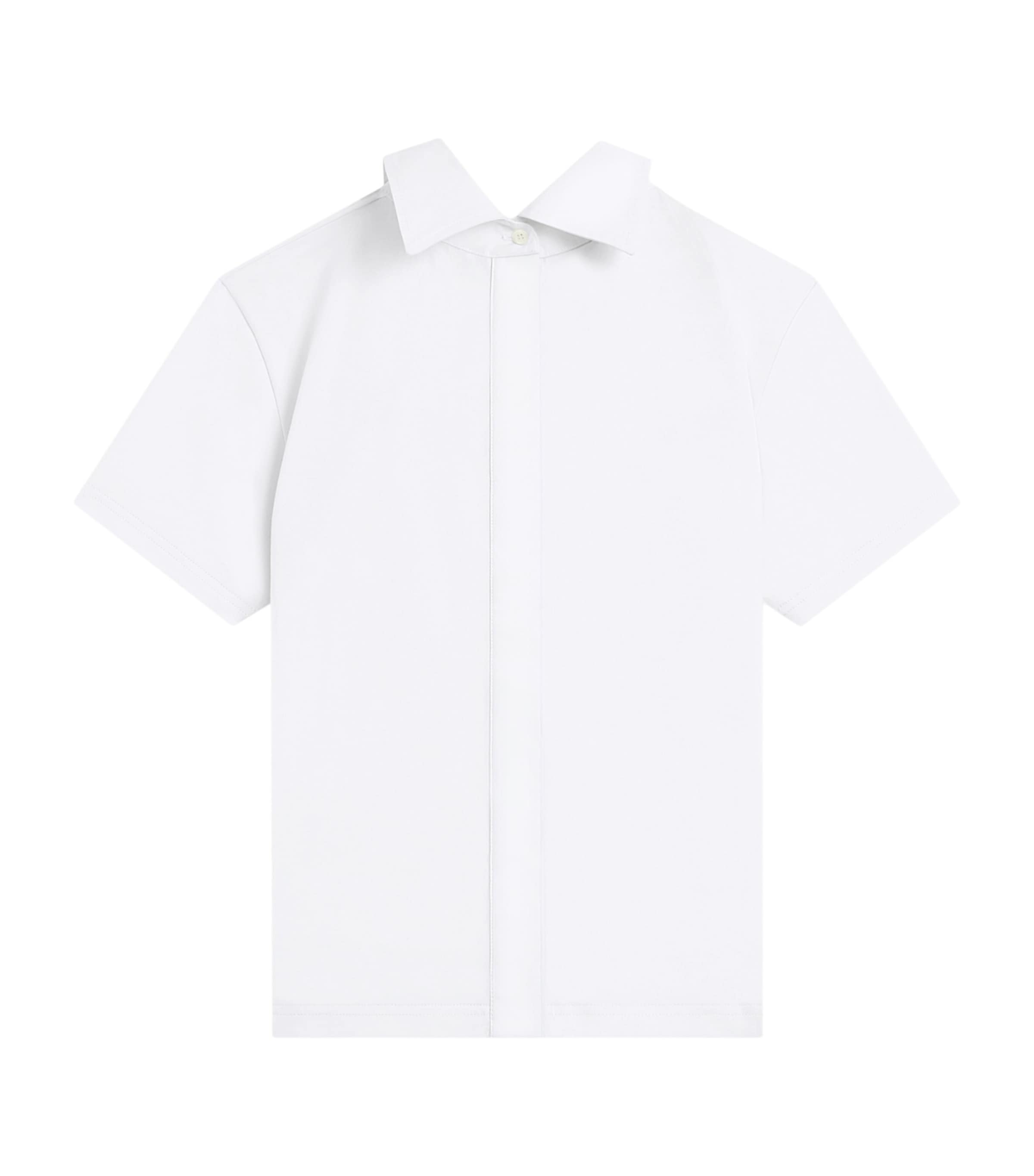 Givenchy Womens Cotton Reverse Collar T-Shirt Image 6