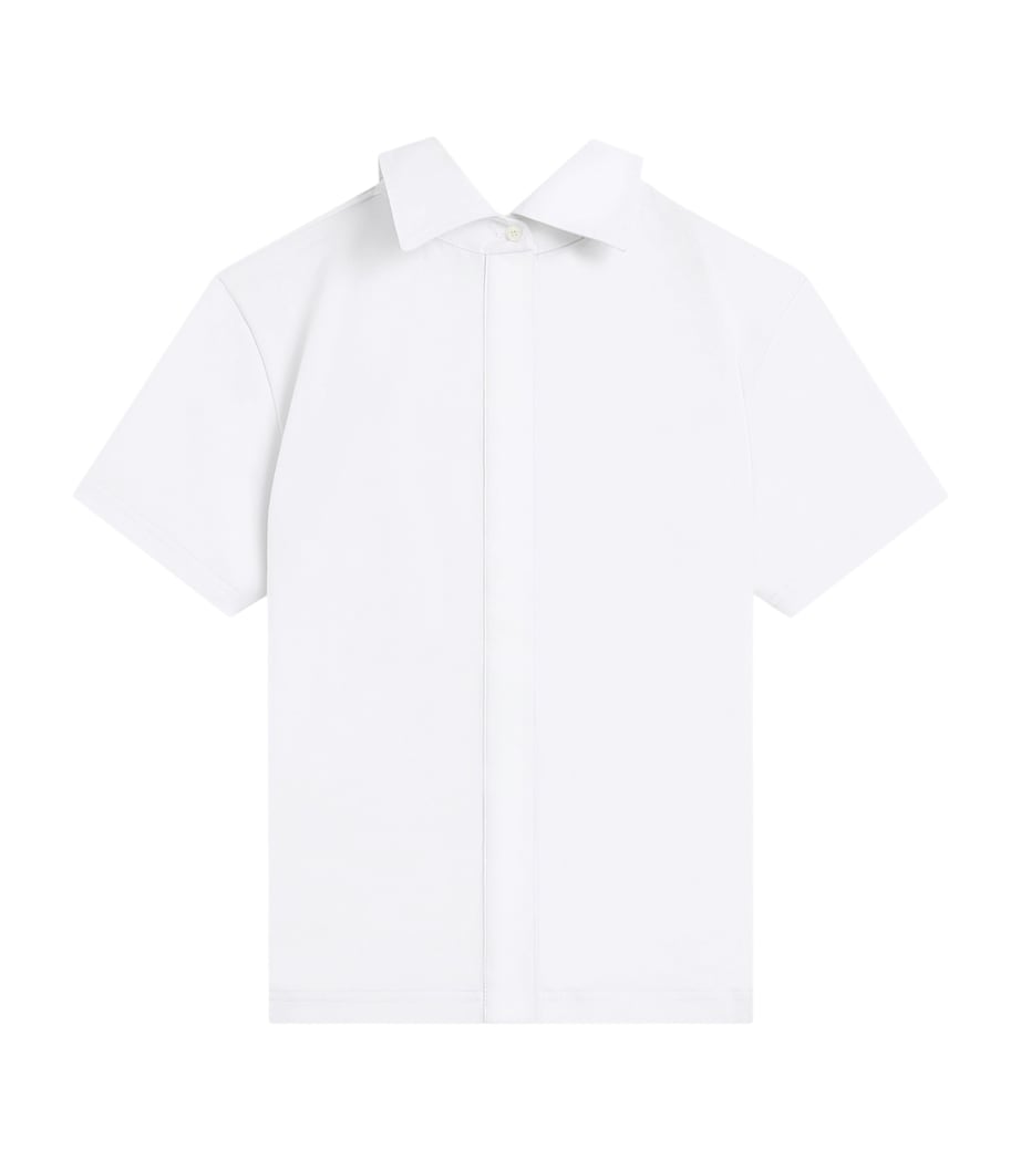 Givenchy Womens Cotton Reverse Collar T-Shirt Image 6
