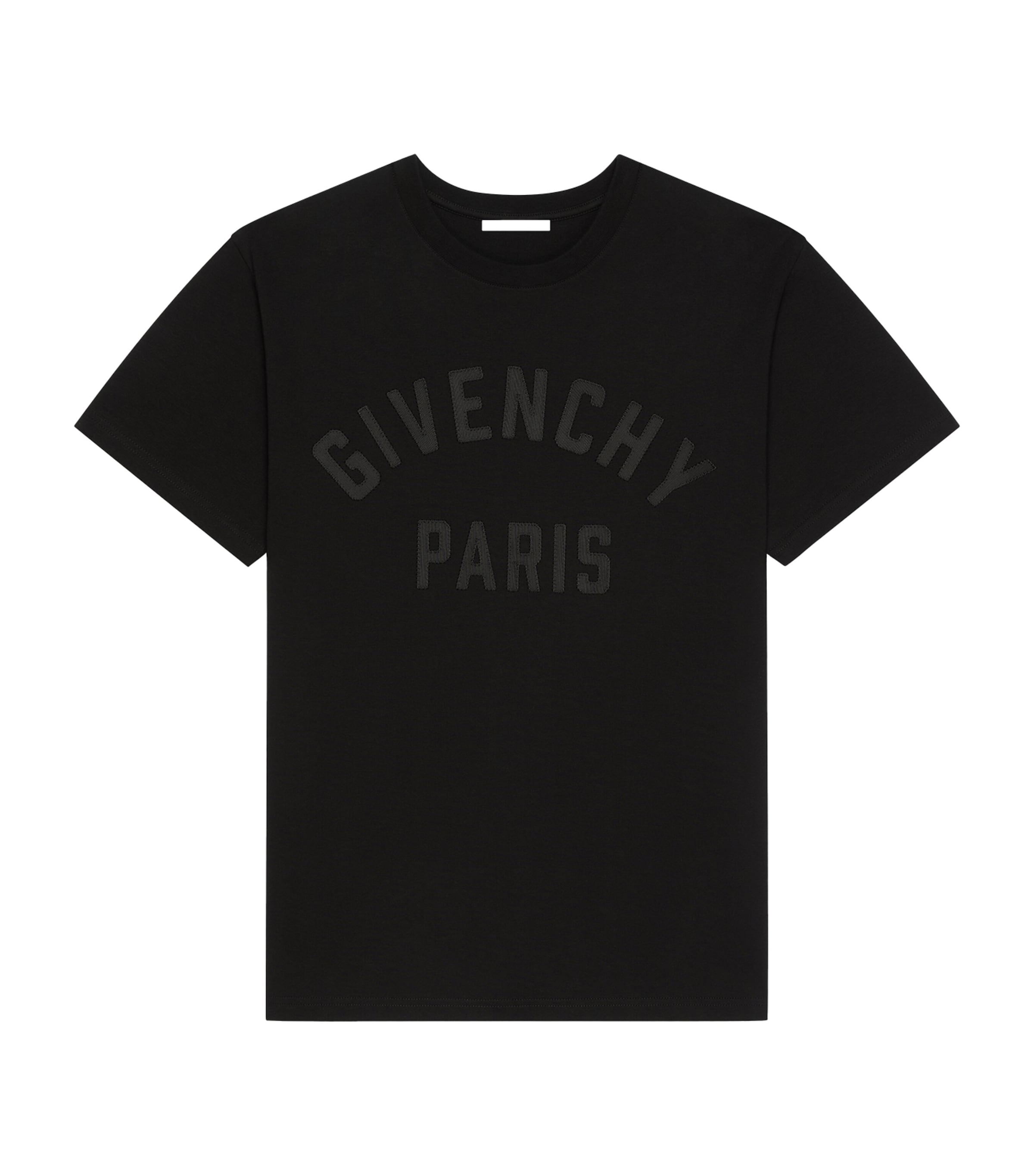 Givenchy Men Cotton T-shirt In Black