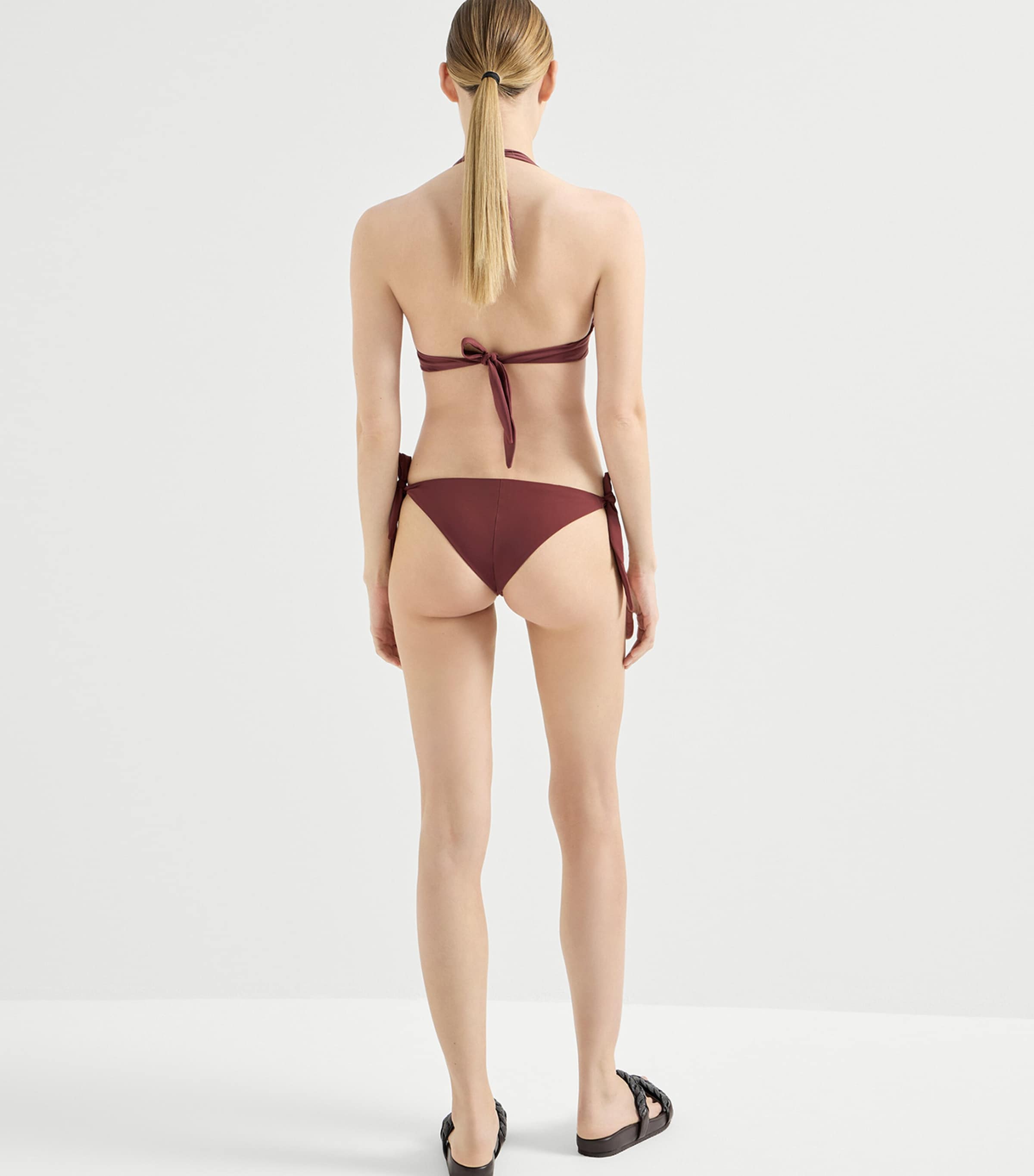 Brunello Cucinelli Womens Halterneck Bikini Top Image 4
