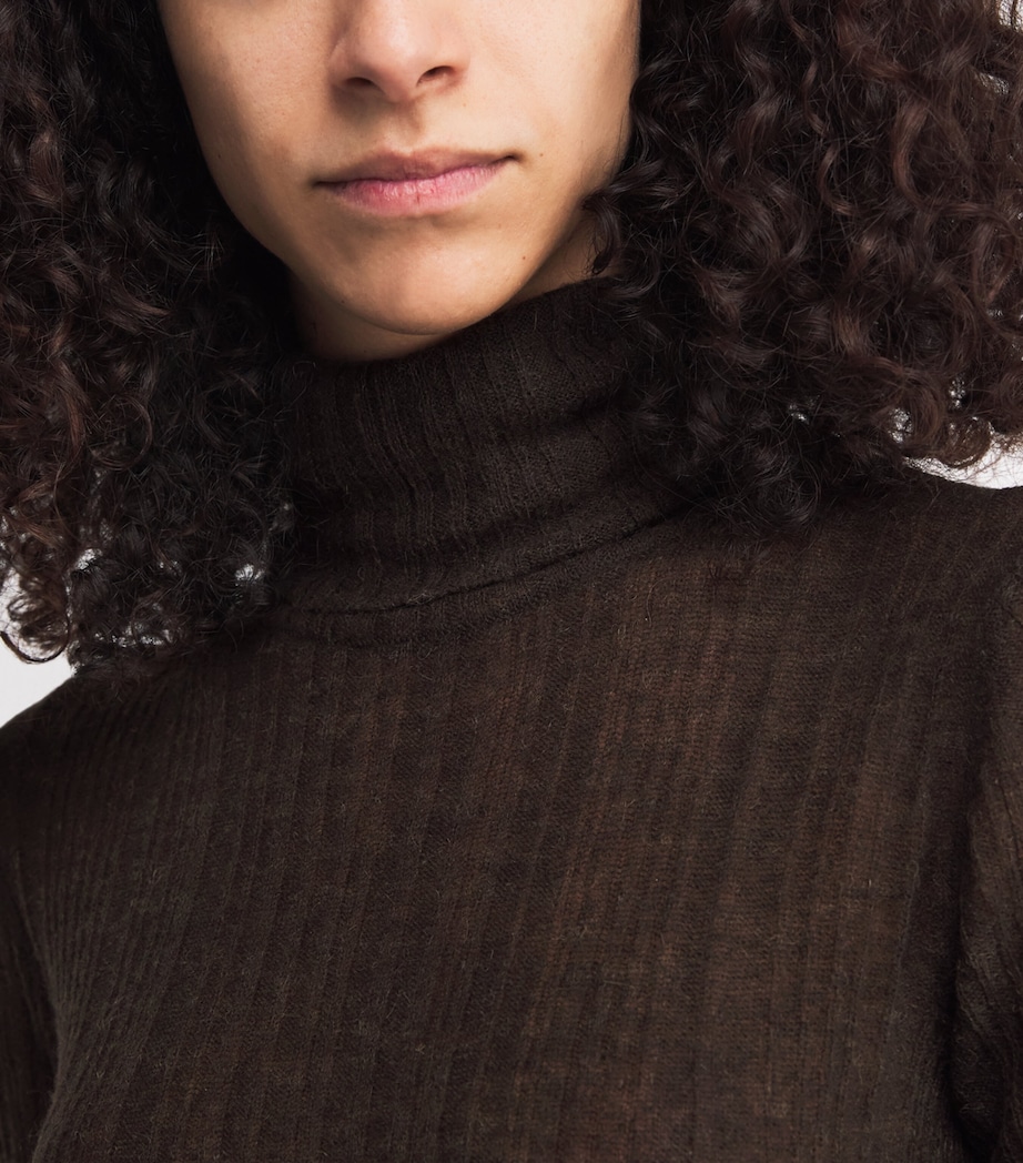 Wool-Blend Molony Rollneck Sweater COCOA Image 6